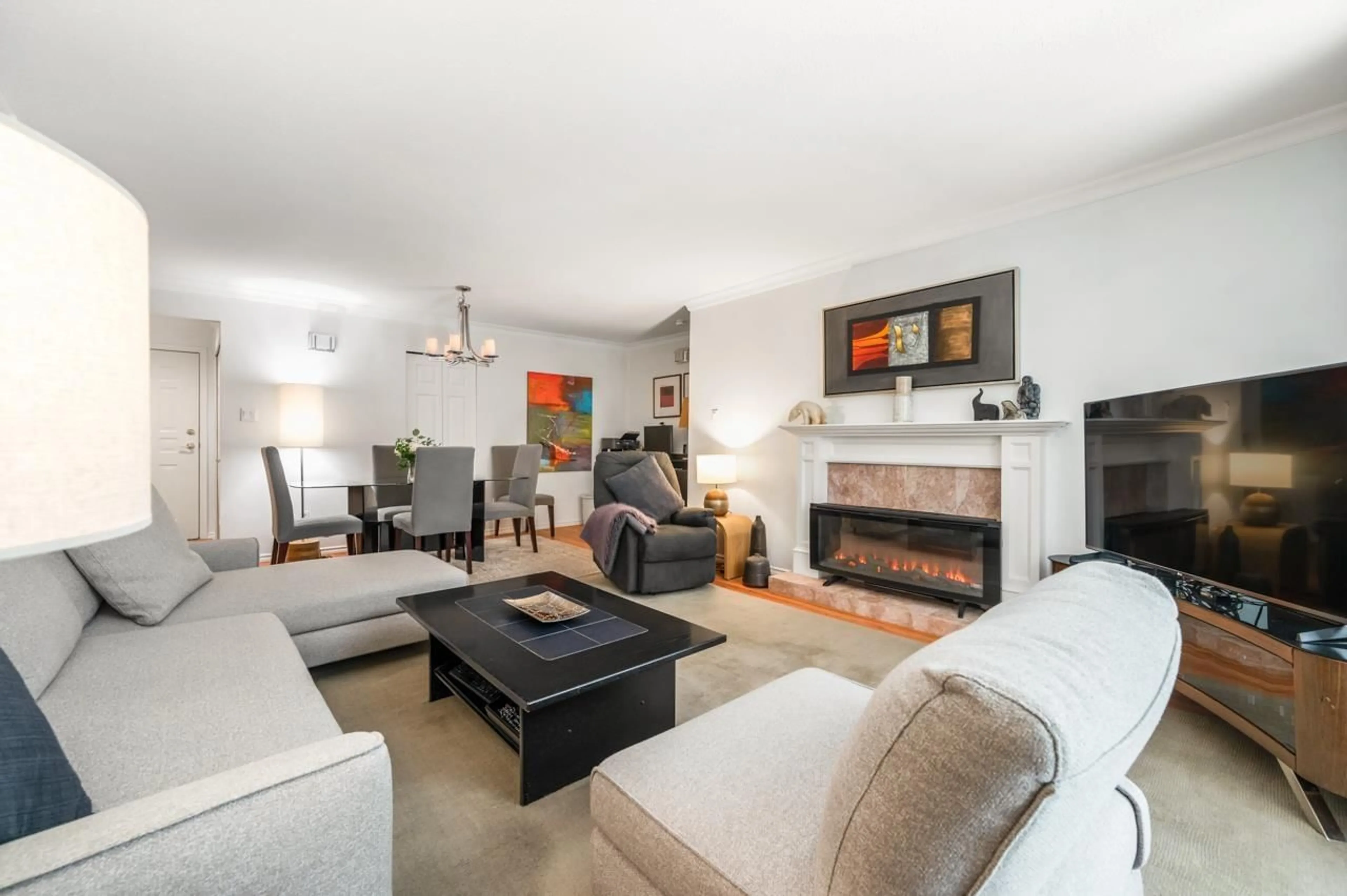 Living room with furniture, unknown for 105 - 1447 BEST STREET, White Rock British Columbia V4B4E5
