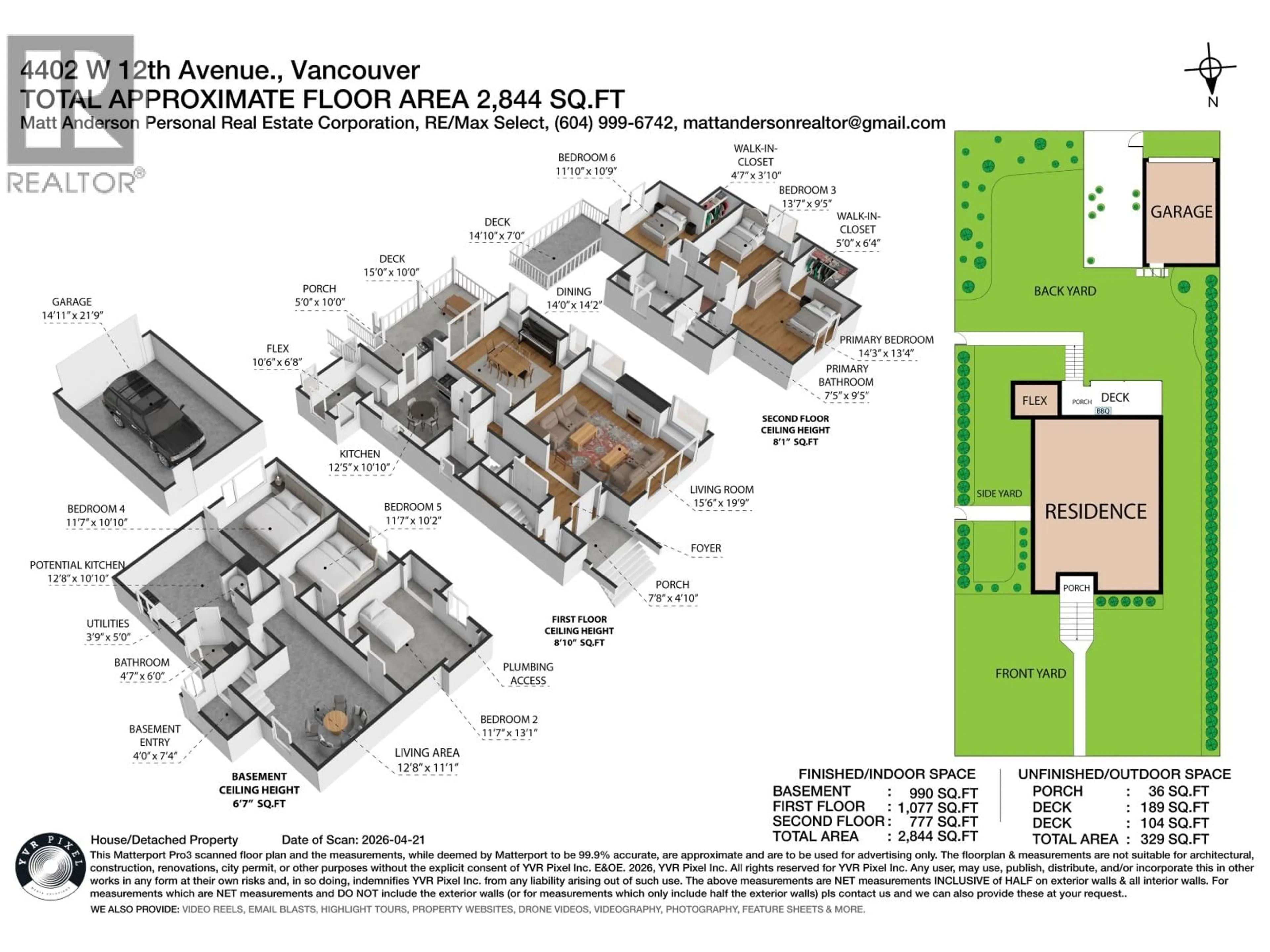 Floor plan for 4402 12TH AVENUE, Vancouver British Columbia V6R2R2