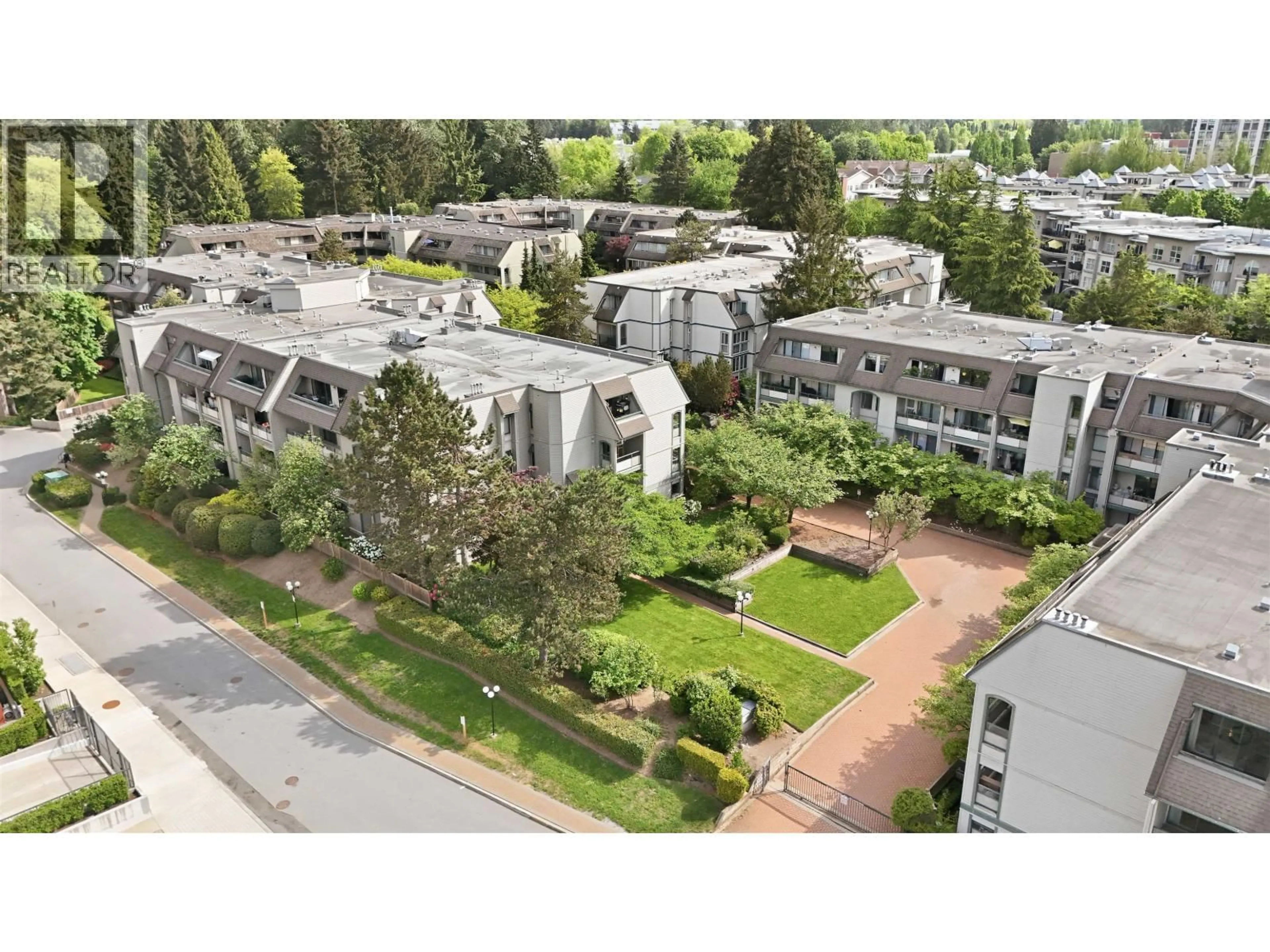A pic from outside/outdoor area/front of a property/back of a property/a pic from drone, city buildings view from balcony for 309 - 2915 GLEN DRIVE, Coquitlam British Columbia V3B7H8