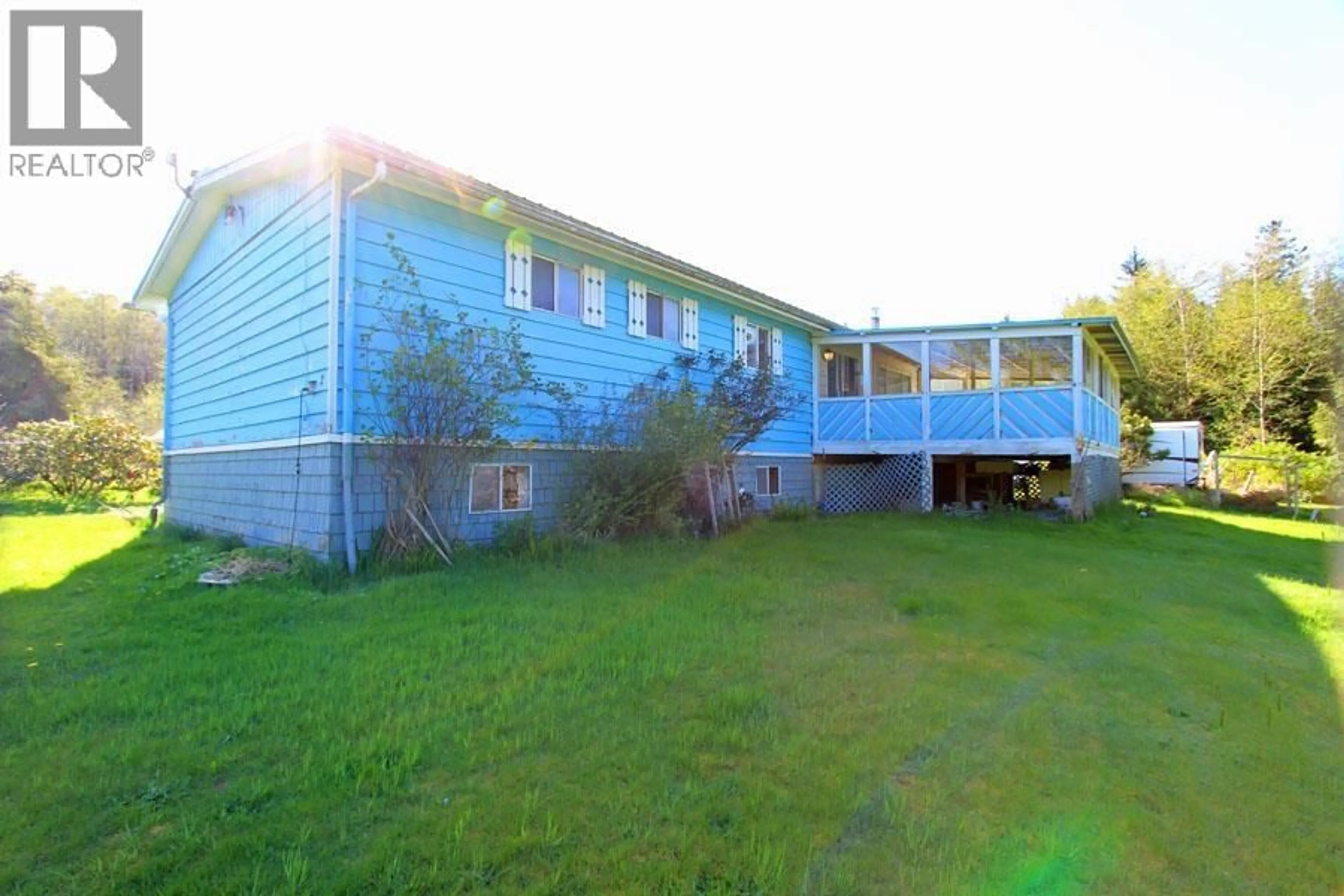 A pic from outside/outdoor area/front of a property/back of a property/a pic from drone, building for 2 FROESE SUBDIVISION ROAD, Port Clements British Columbia V0T1R0