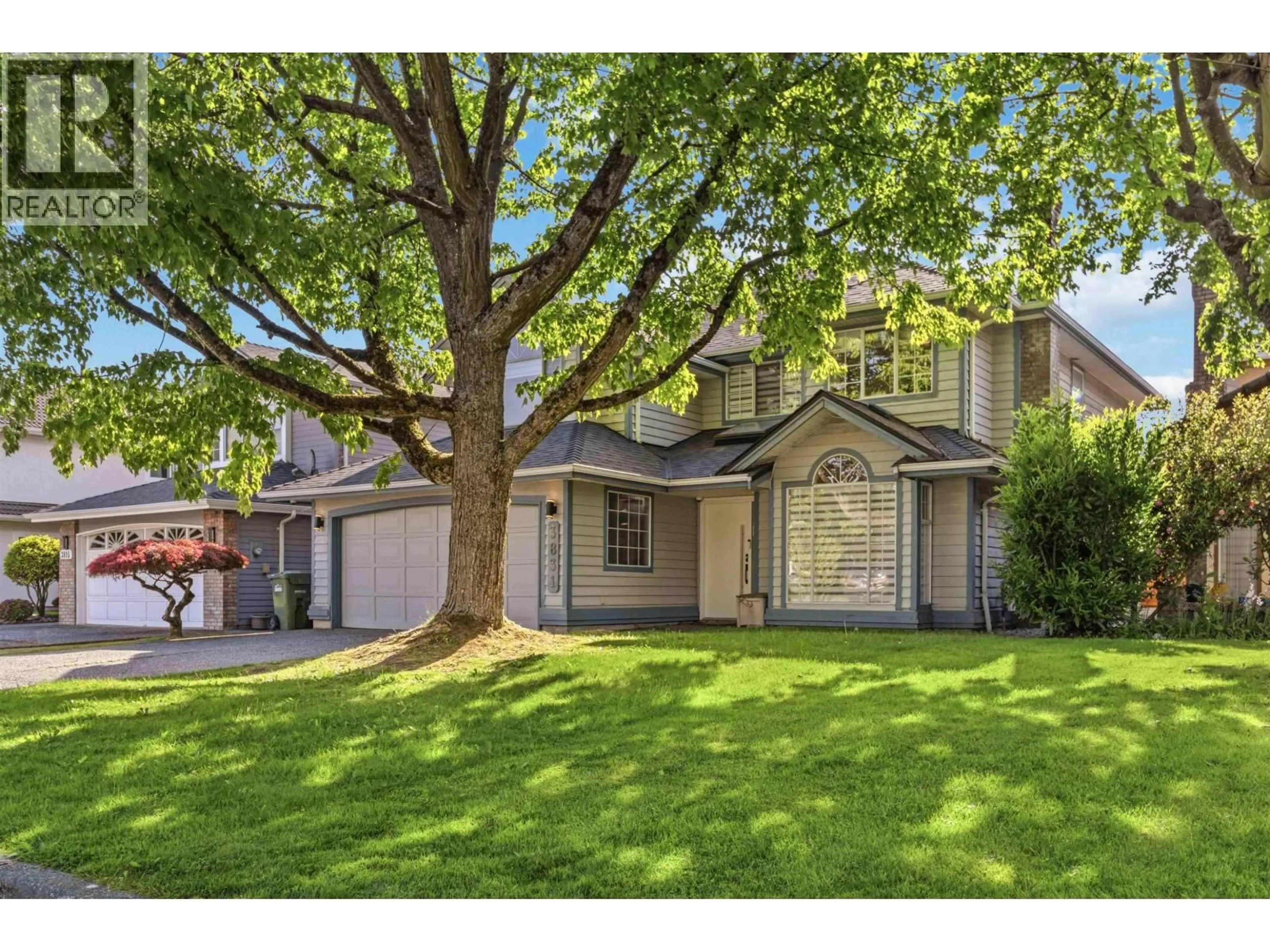 Home with vinyl exterior material, street for 3831 CUNNINGHAM DRIVE, Richmond British Columbia V6X3N7