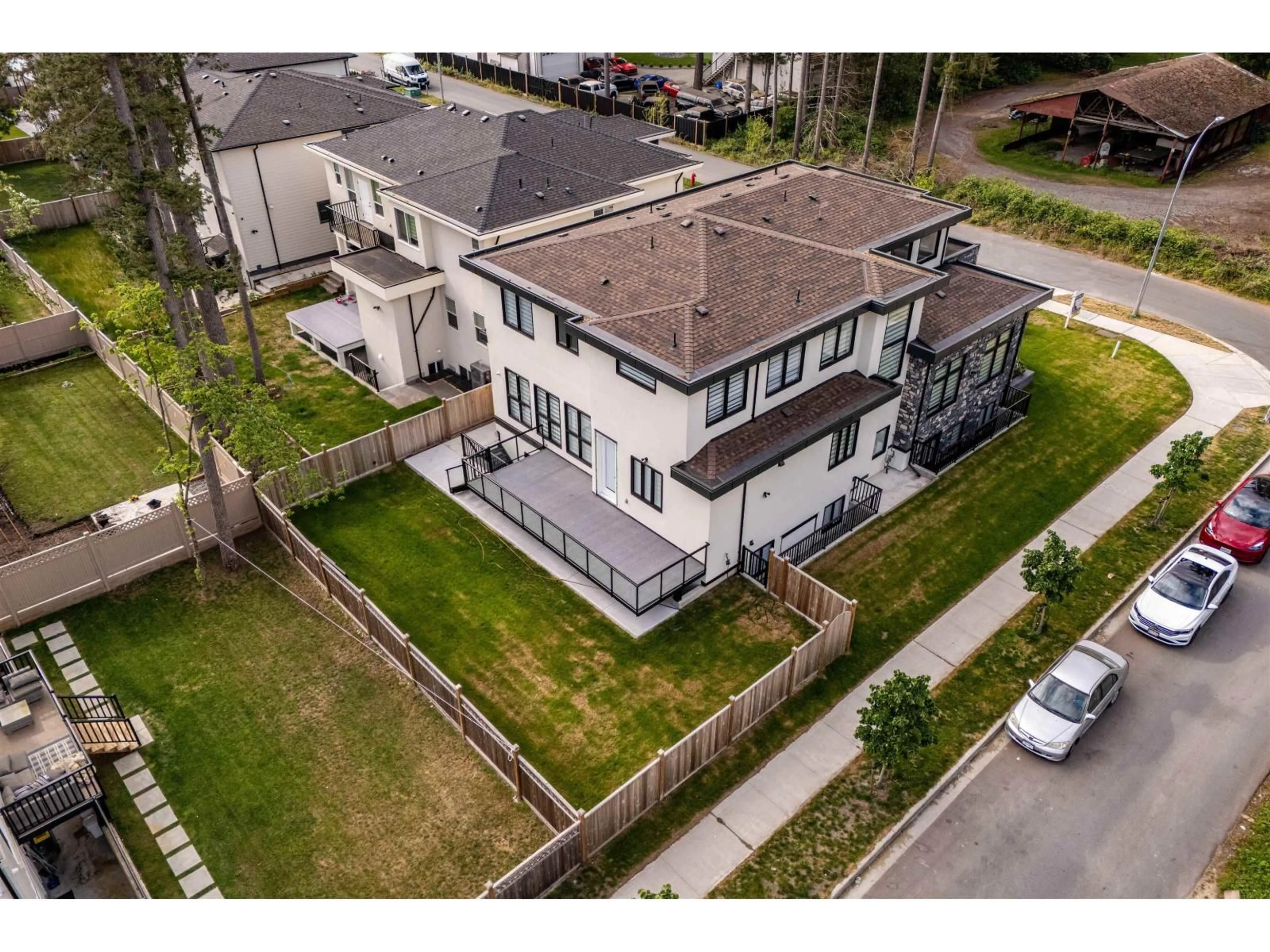 A pic from outside/outdoor area/front of a property/back of a property/a pic from drone, street for 20280 27A AVENUE, Langley British Columbia V2Z0B6