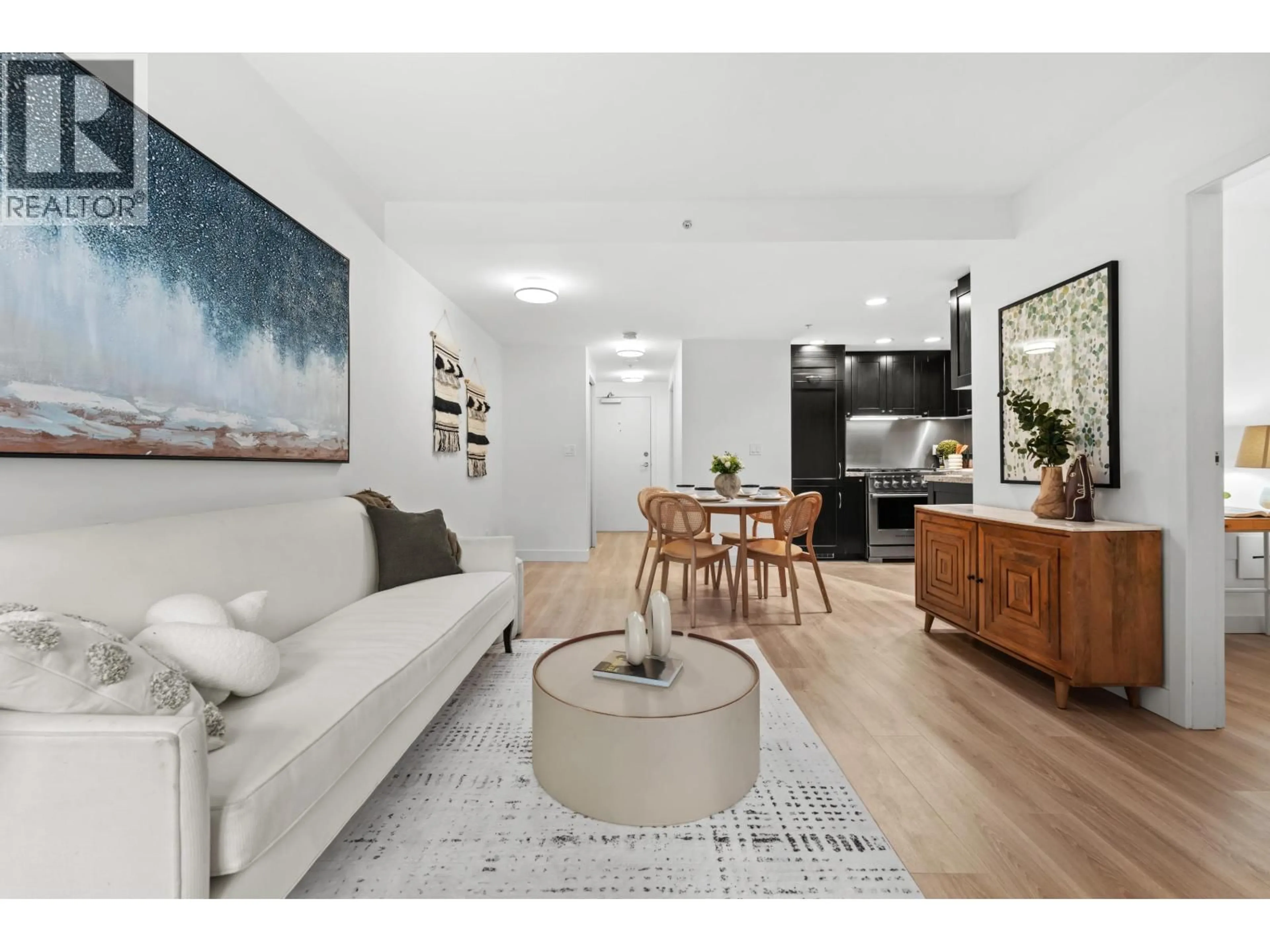 Living room with furniture, wood/laminate floor for 303 - 1133 HOMER STREET, Vancouver British Columbia V6B0B1