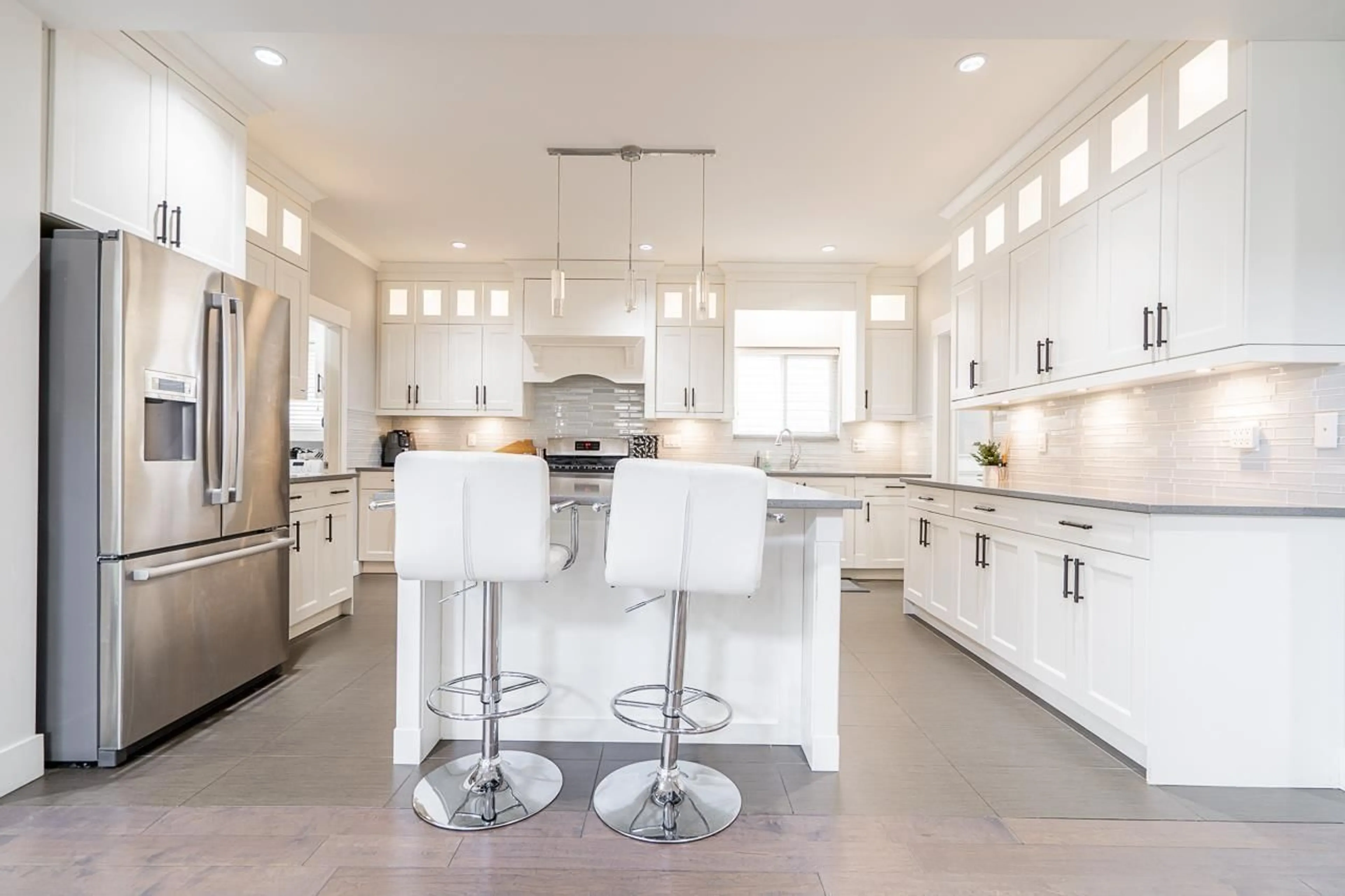 Contemporary kitchen, ceramic/tile floor for 6801 206 STREET, Langley British Columbia V2Y1R2