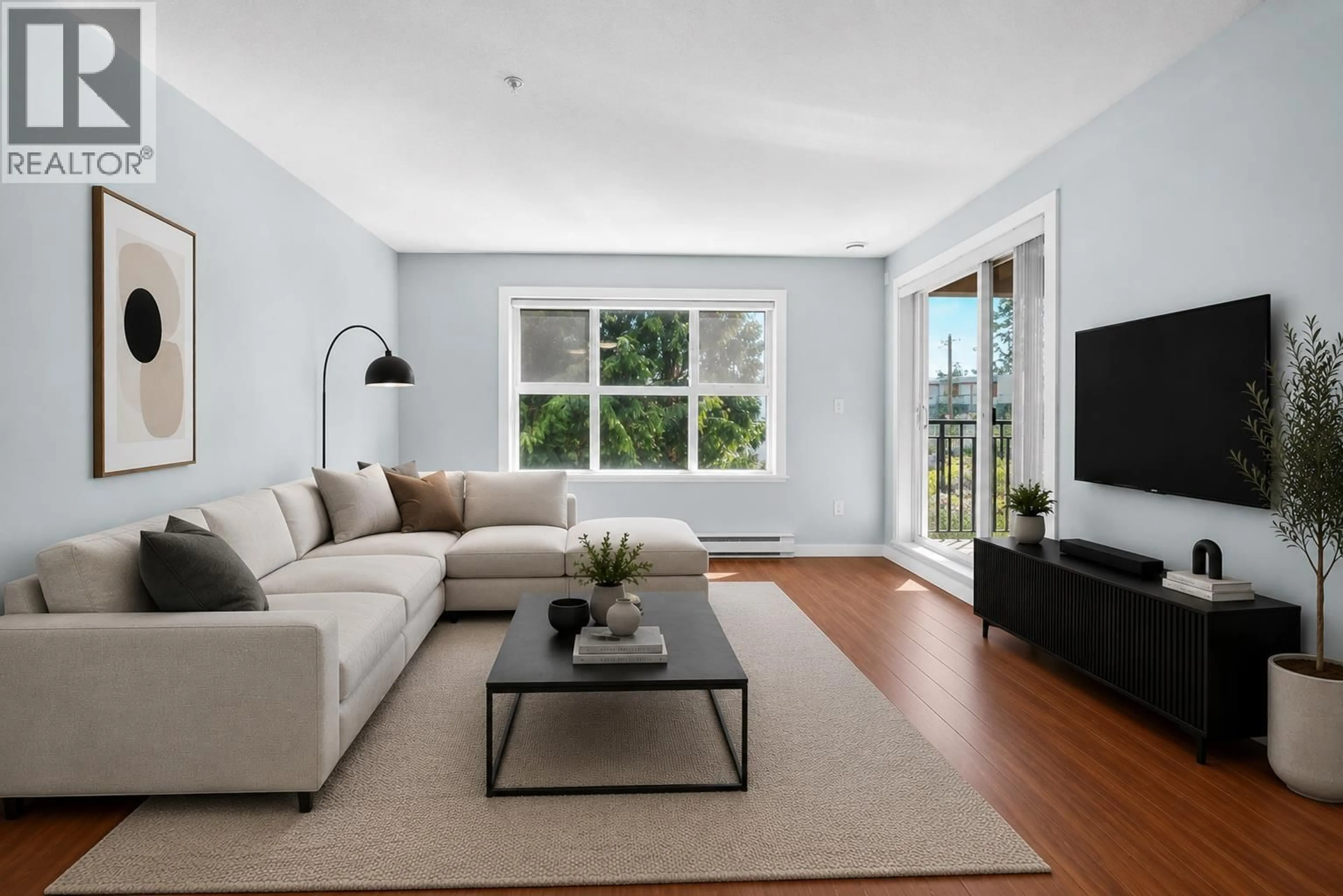 Living room with furniture, unknown for 312 - 5889 IRMIN STREET, Burnaby British Columbia V5J0C1
