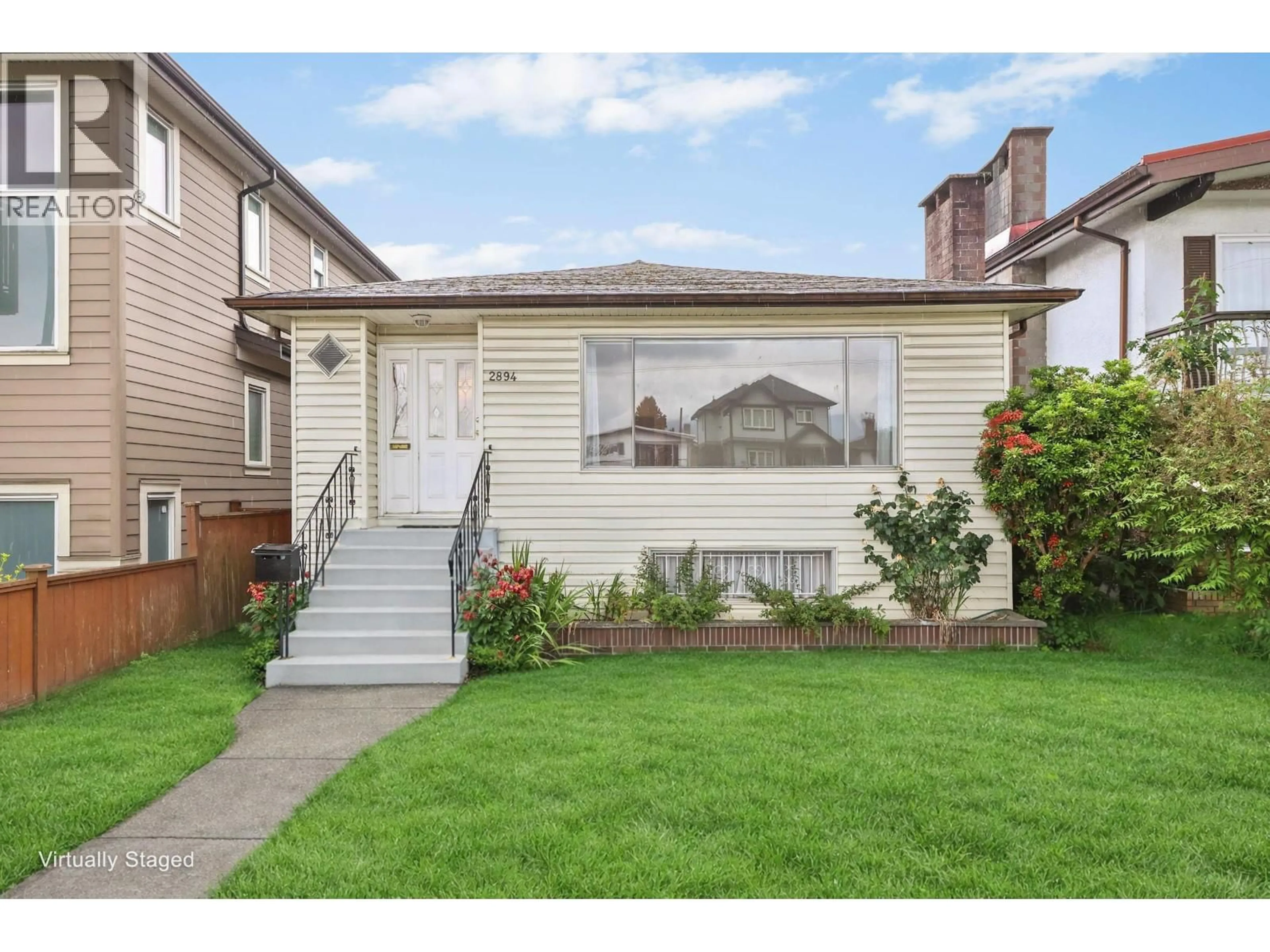 Home with vinyl exterior material, street for 2894 MCGILL STREET, Vancouver British Columbia V5K1H6