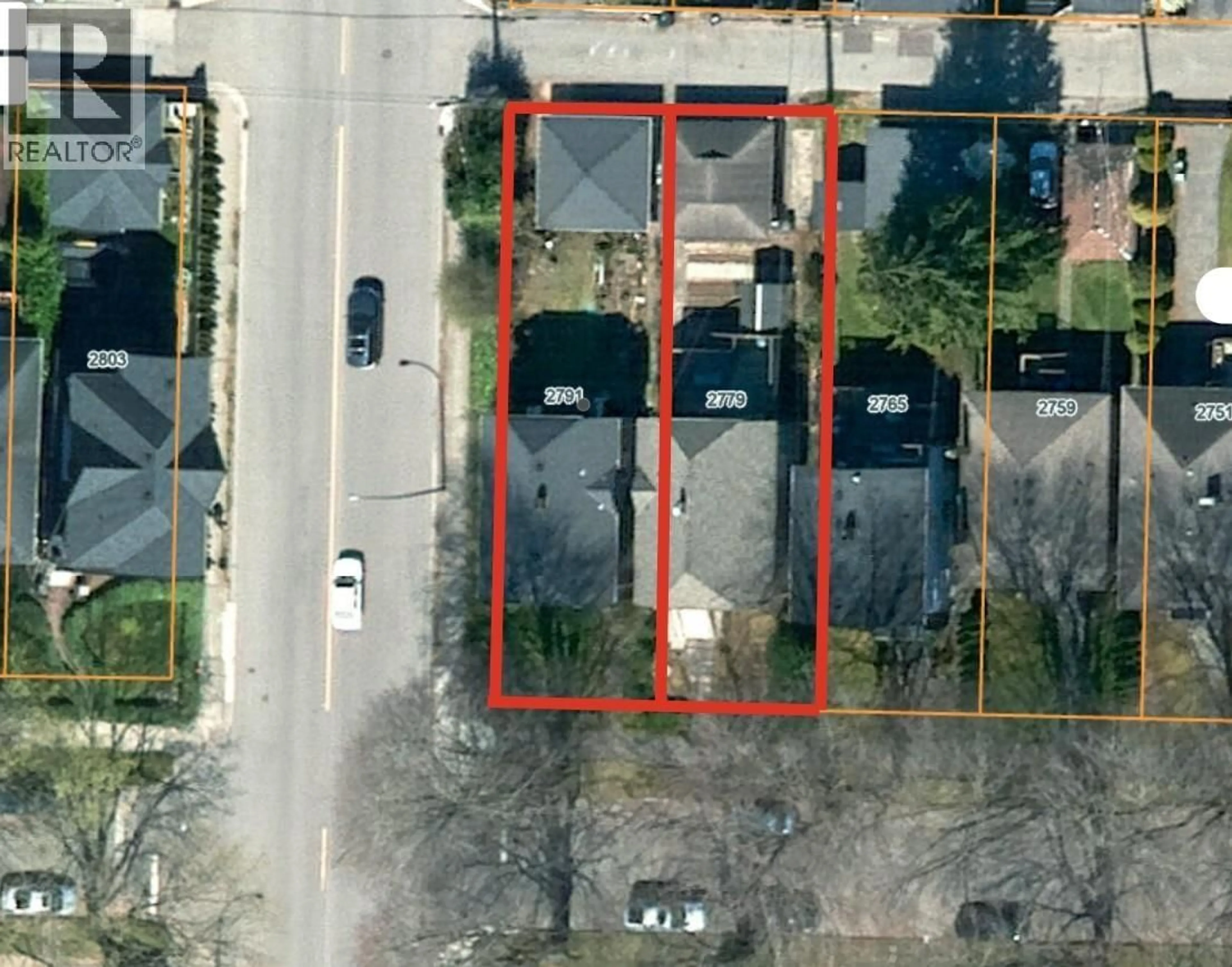 A pic from outside/outdoor area/front of a property/back of a property/a pic from drone, street for 2791 W 13TH AVENUE, Vancouver British Columbia V6K2T5