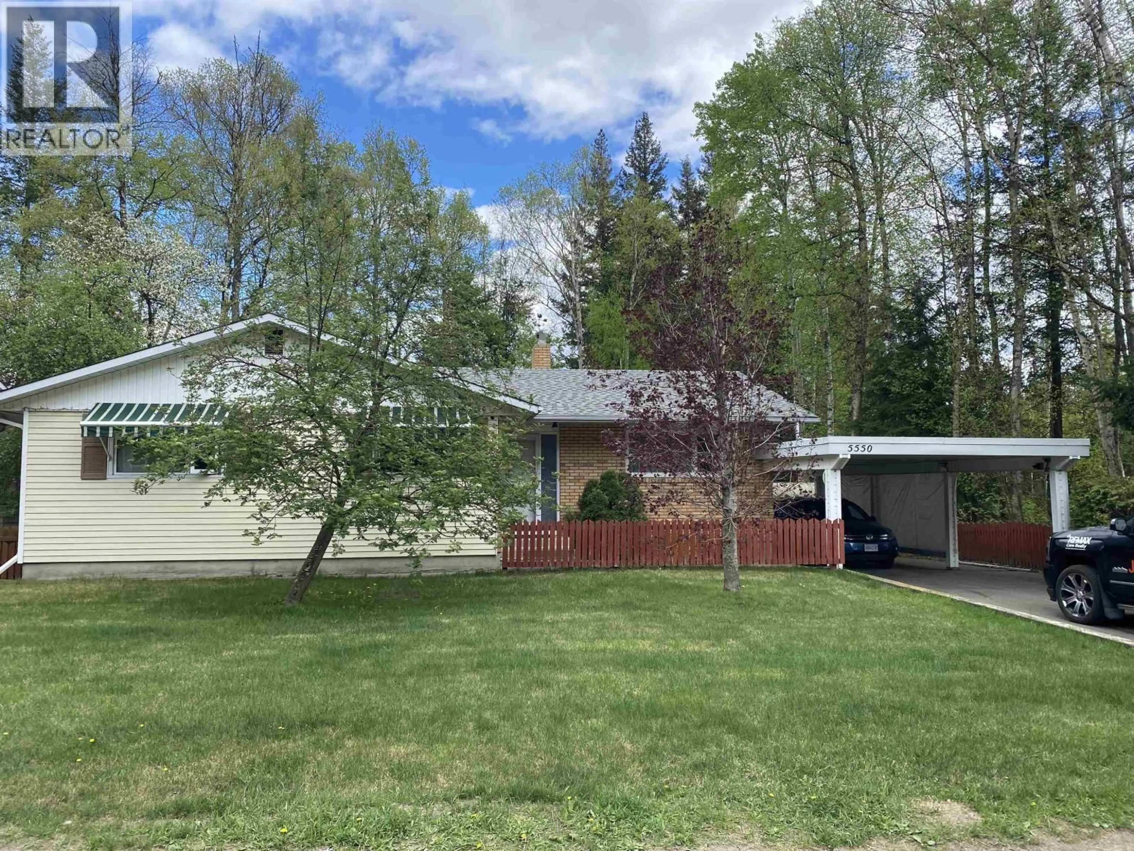 A pic from outside/outdoor area/front of a property/back of a property/a pic from drone, unknown for 5550 SIMON FRASER AVENUE, Prince George British Columbia V2N2C2