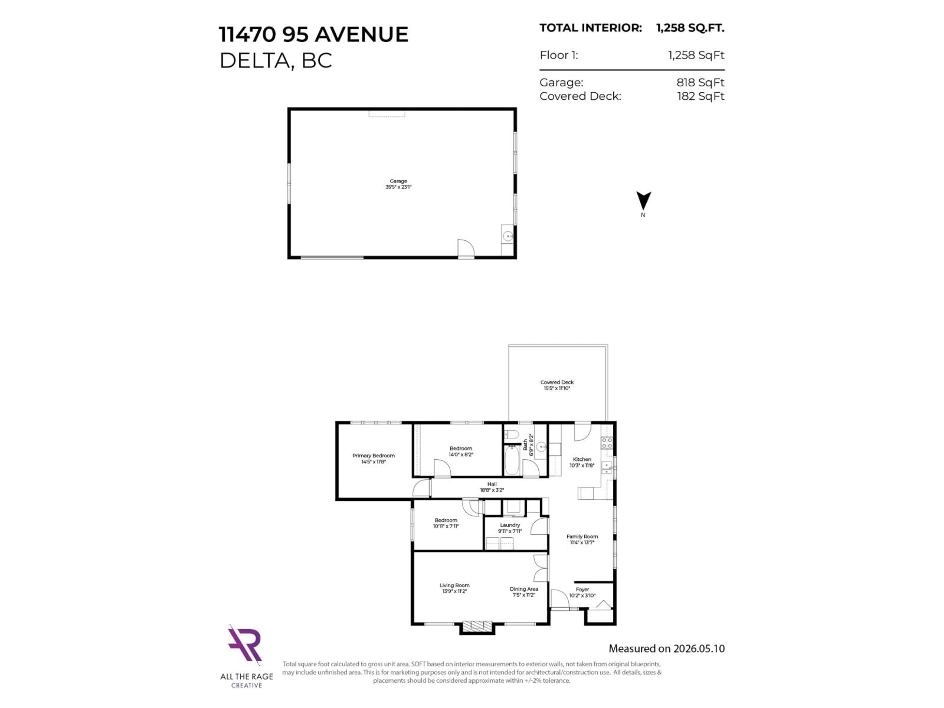 Floor plan for 11470 95 AVENUE, Delta British Columbia V4C3T2