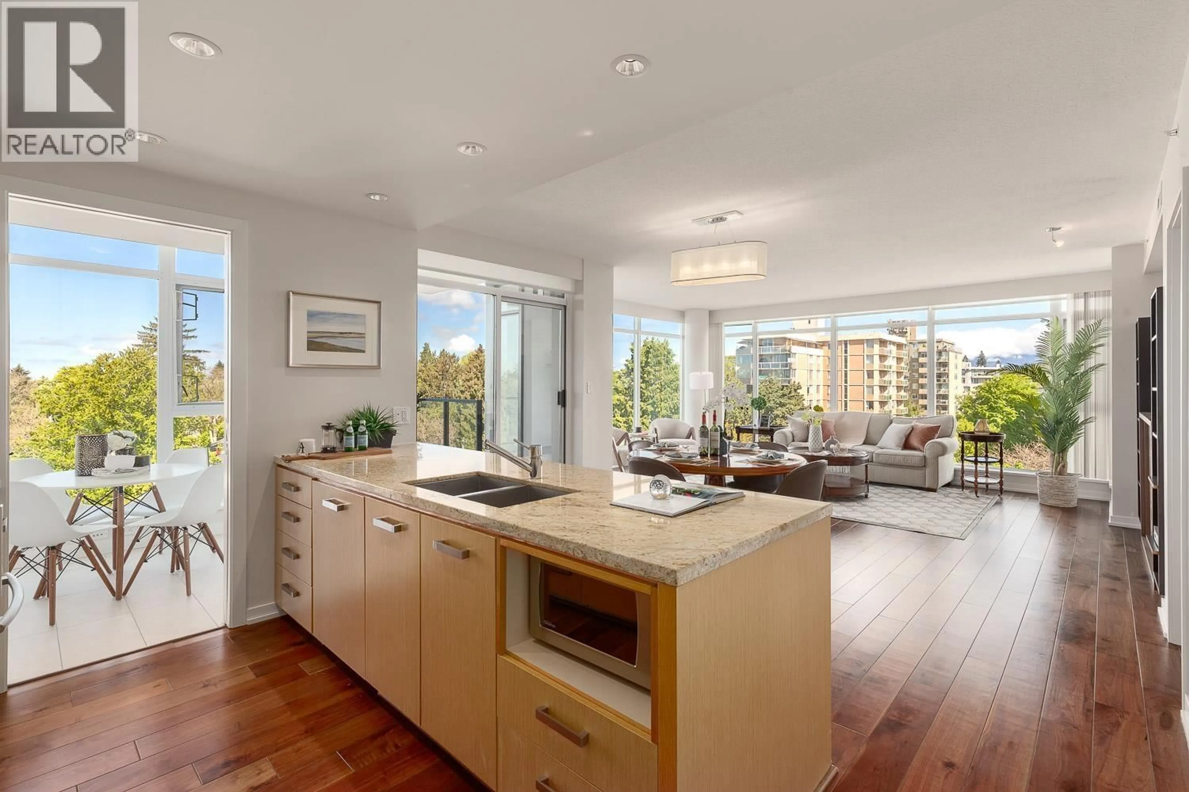 Open concept kitchen, unknown for 801 - 5955 BALSAM STREET, Vancouver British Columbia V6M0A1