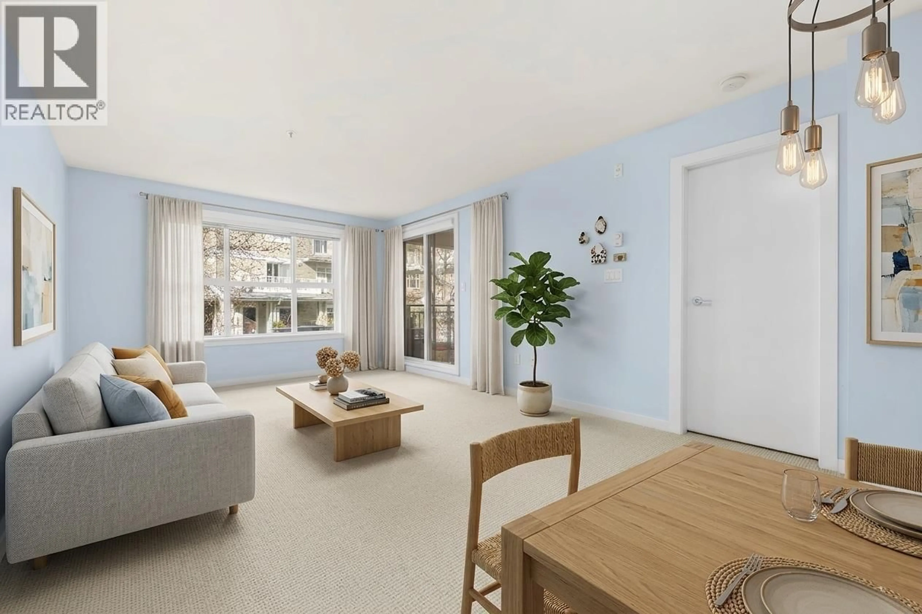 Living room with furniture, unknown for 205 - 5665 IRMIN STREET, Burnaby British Columbia V5J0C4