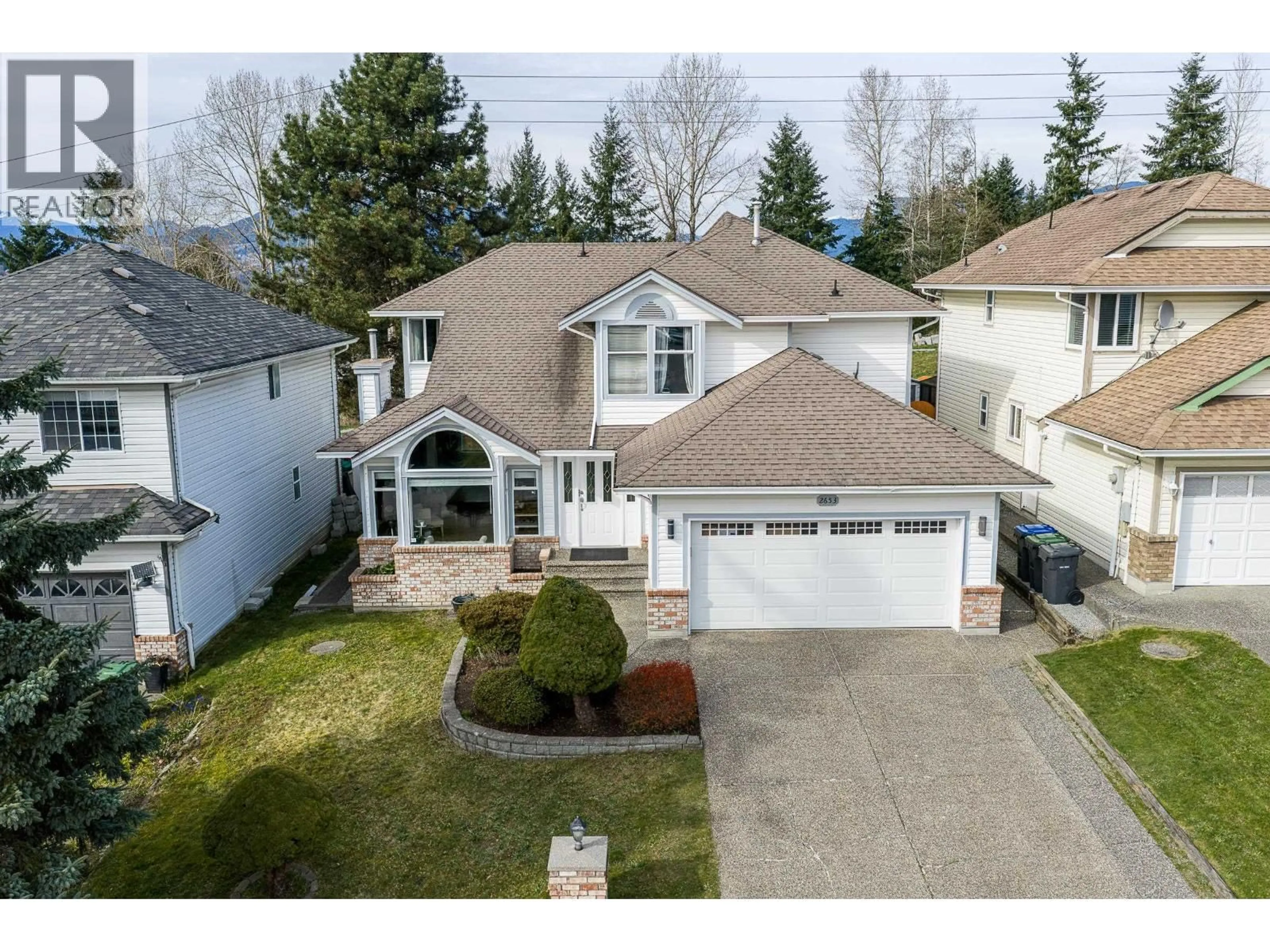 A pic from outside/outdoor area/front of a property/back of a property/a pic from drone, street for 2653 KLASSEN COURT, Port Coquitlam British Columbia V3C5Y8