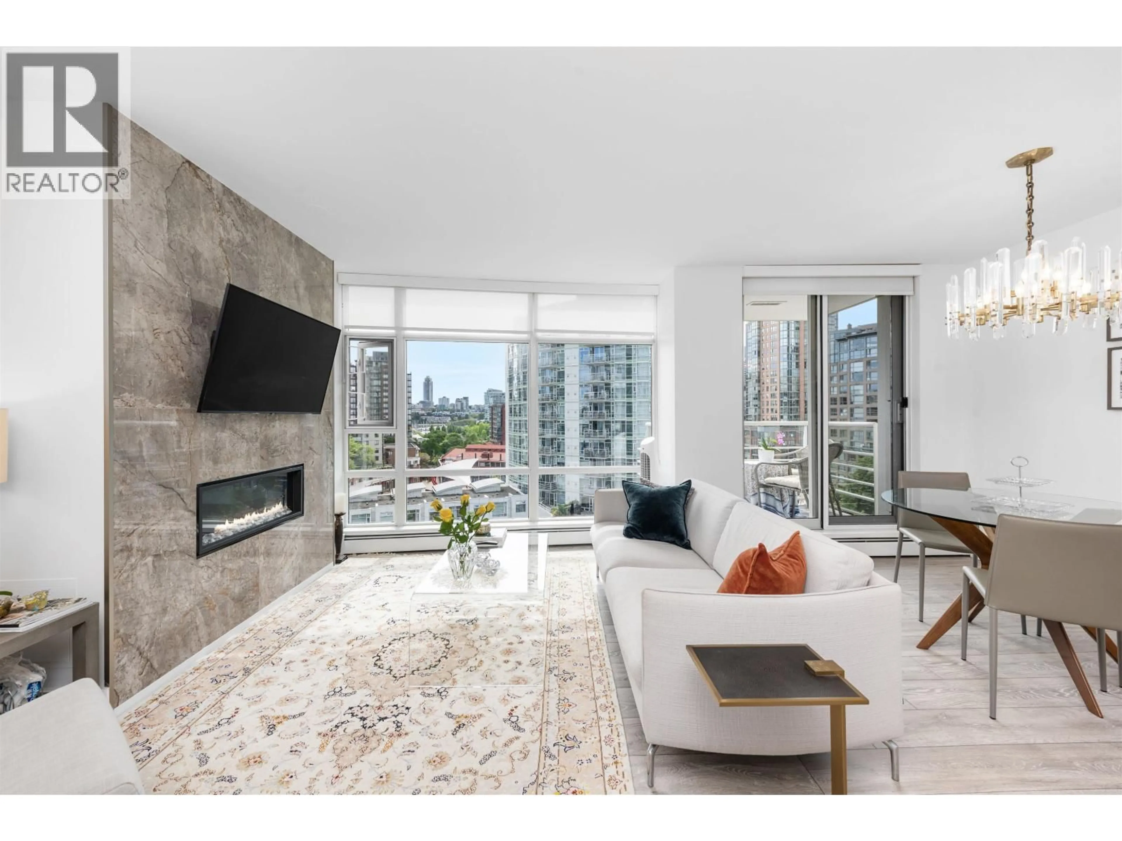 Living room with furniture, unknown for 1008 - 198 AQUARIUS MEWS, Vancouver British Columbia V6Z2Y4
