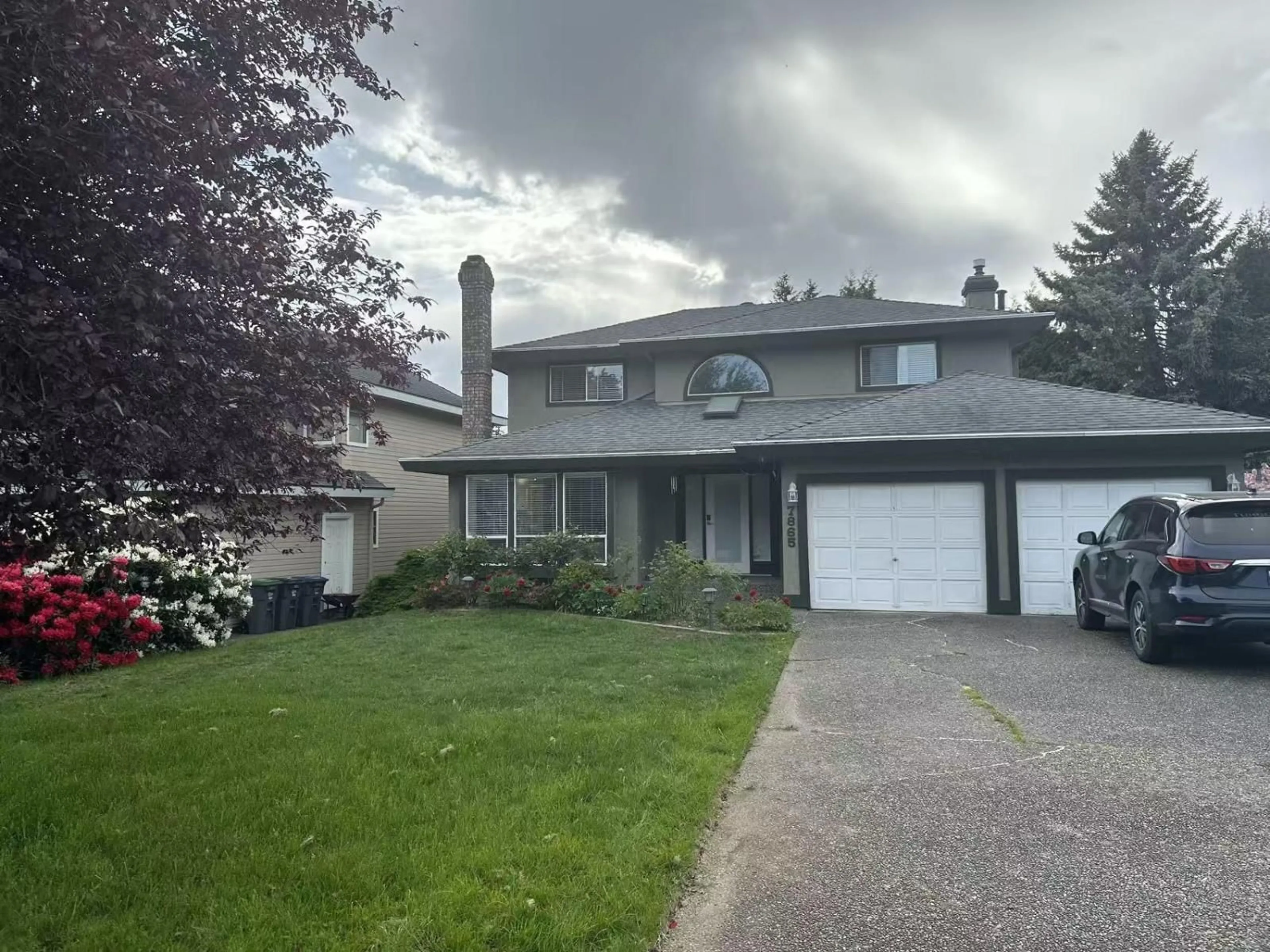 Home with vinyl exterior material, street for 7865 163 STREET, Surrey British Columbia V4N0M8