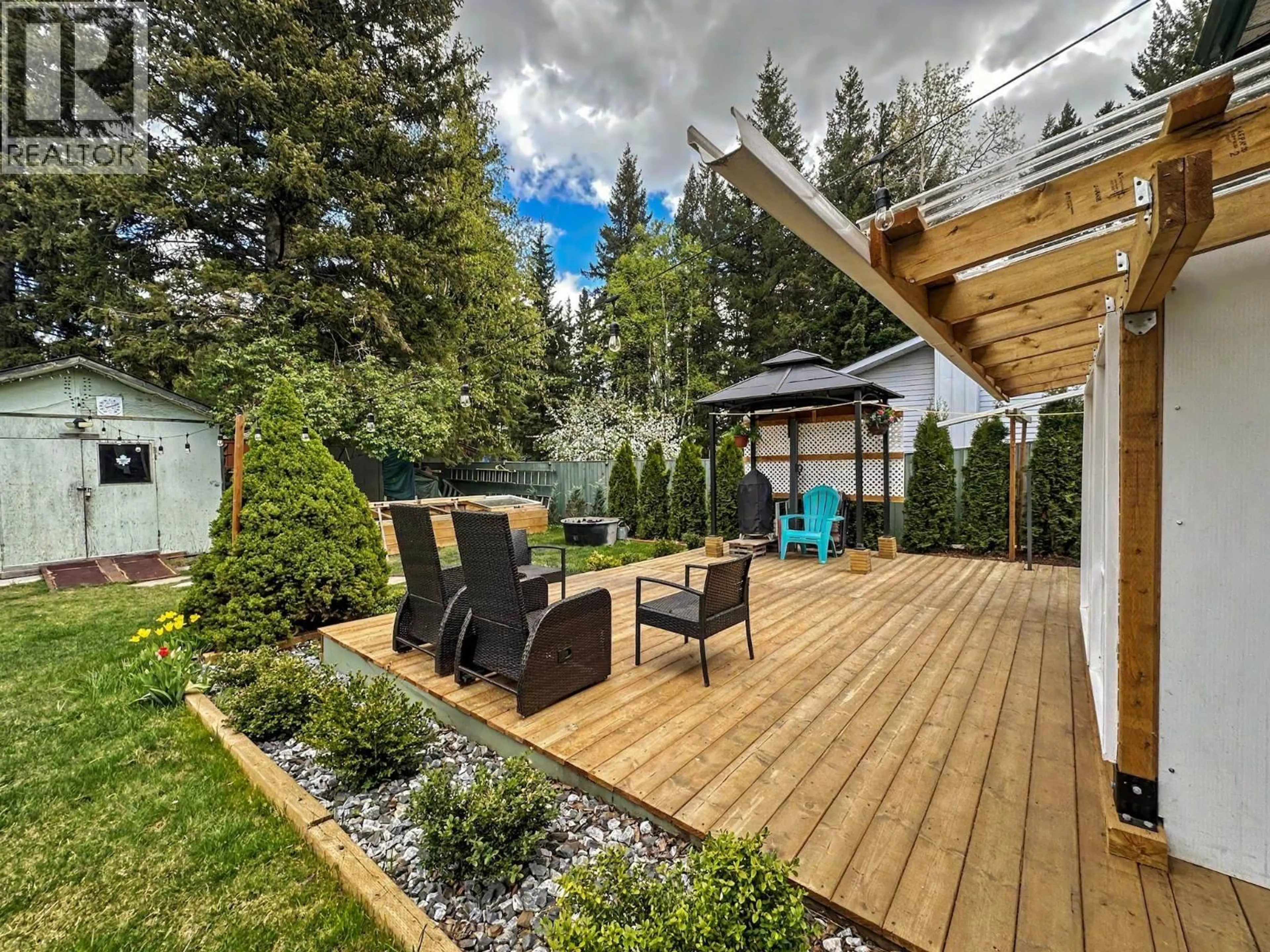 Patio, mountain view for 7746 LEMOYNE PLACE, Prince George British Columbia V2N3N1
