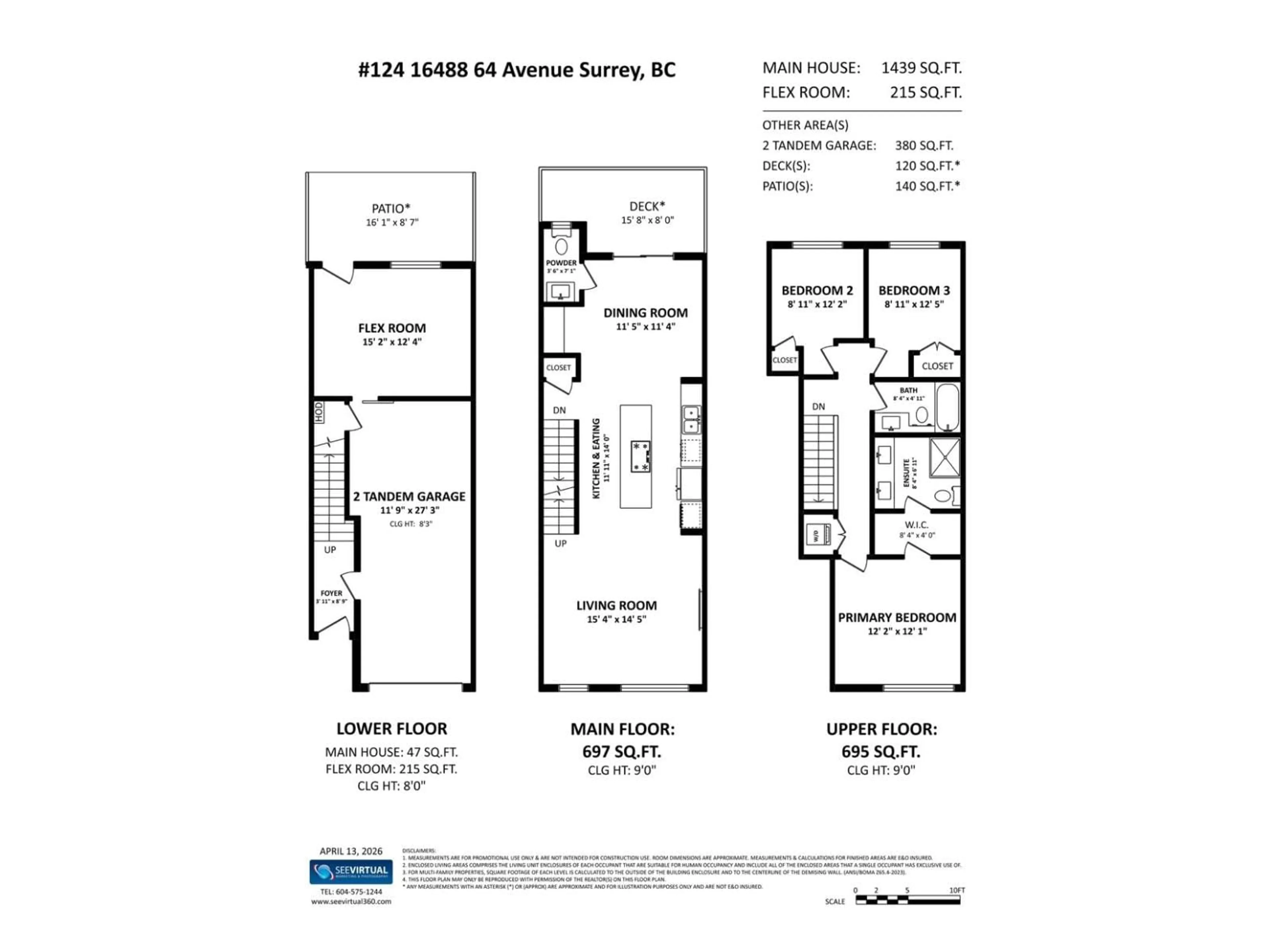 Floor plan for 124 - 16488 64 AVENUE, Surrey British Columbia V3S6X6