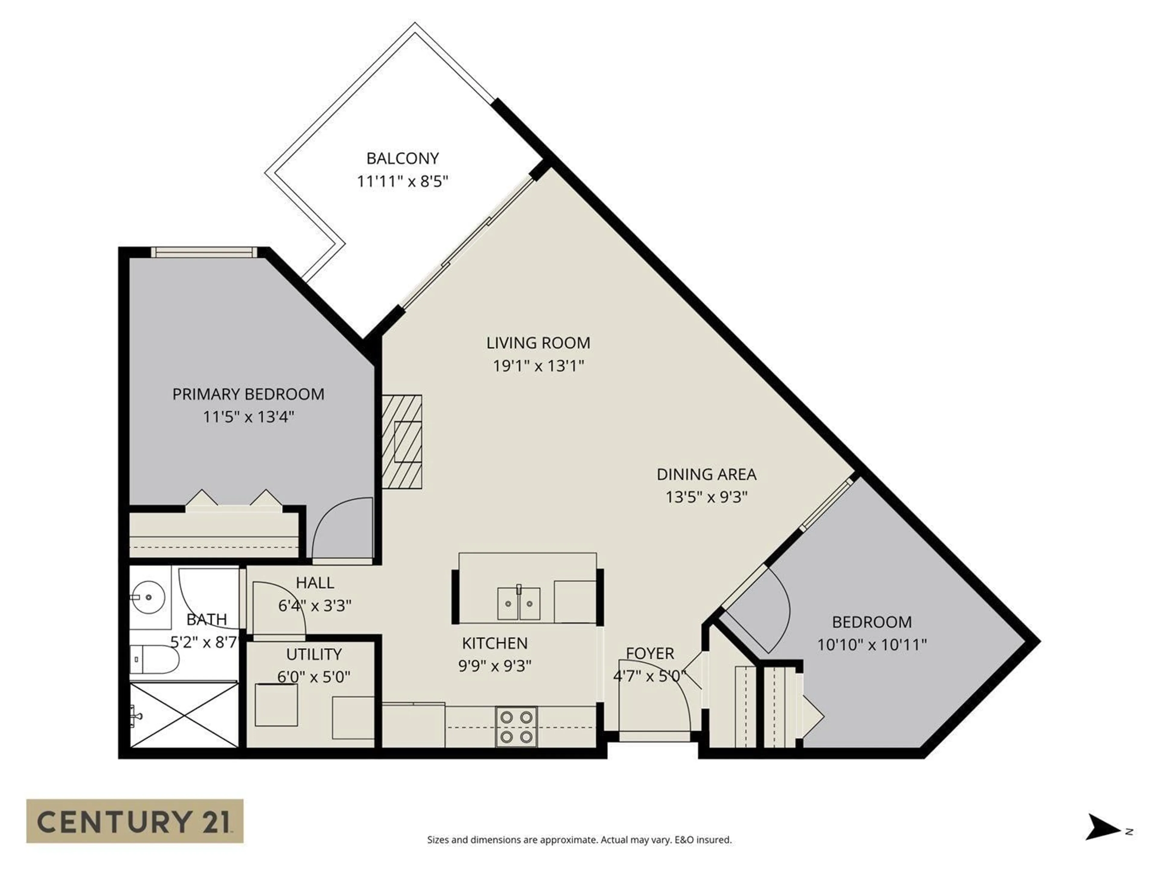 Floor plan for 409C - 45595 TAMIHI WAY, Chilliwack British Columbia V2R0G3