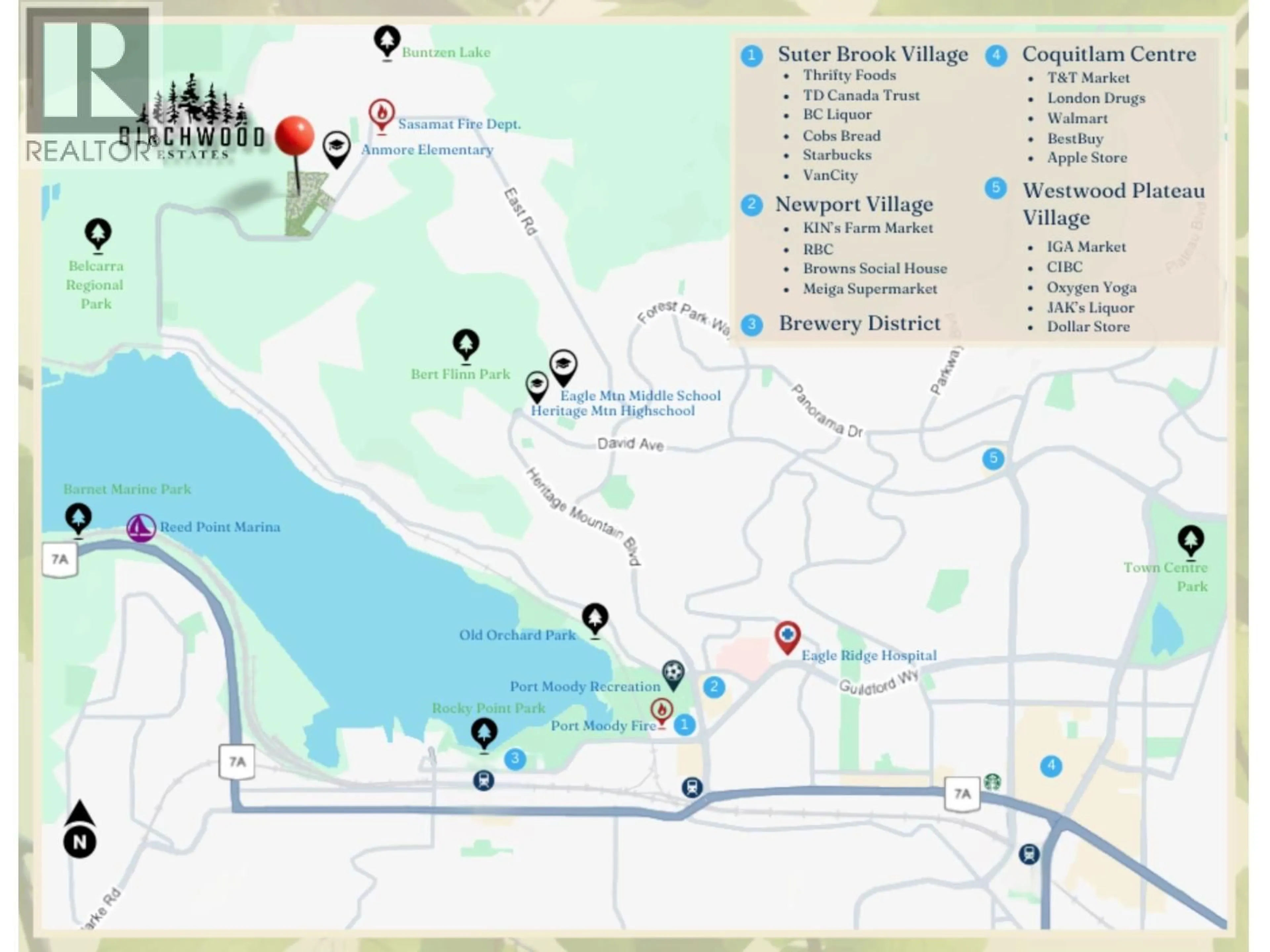 Picture of a map for LOT 17 - 2307 SUNNYSIDE ROAD, Anmore British Columbia V3H4Y4