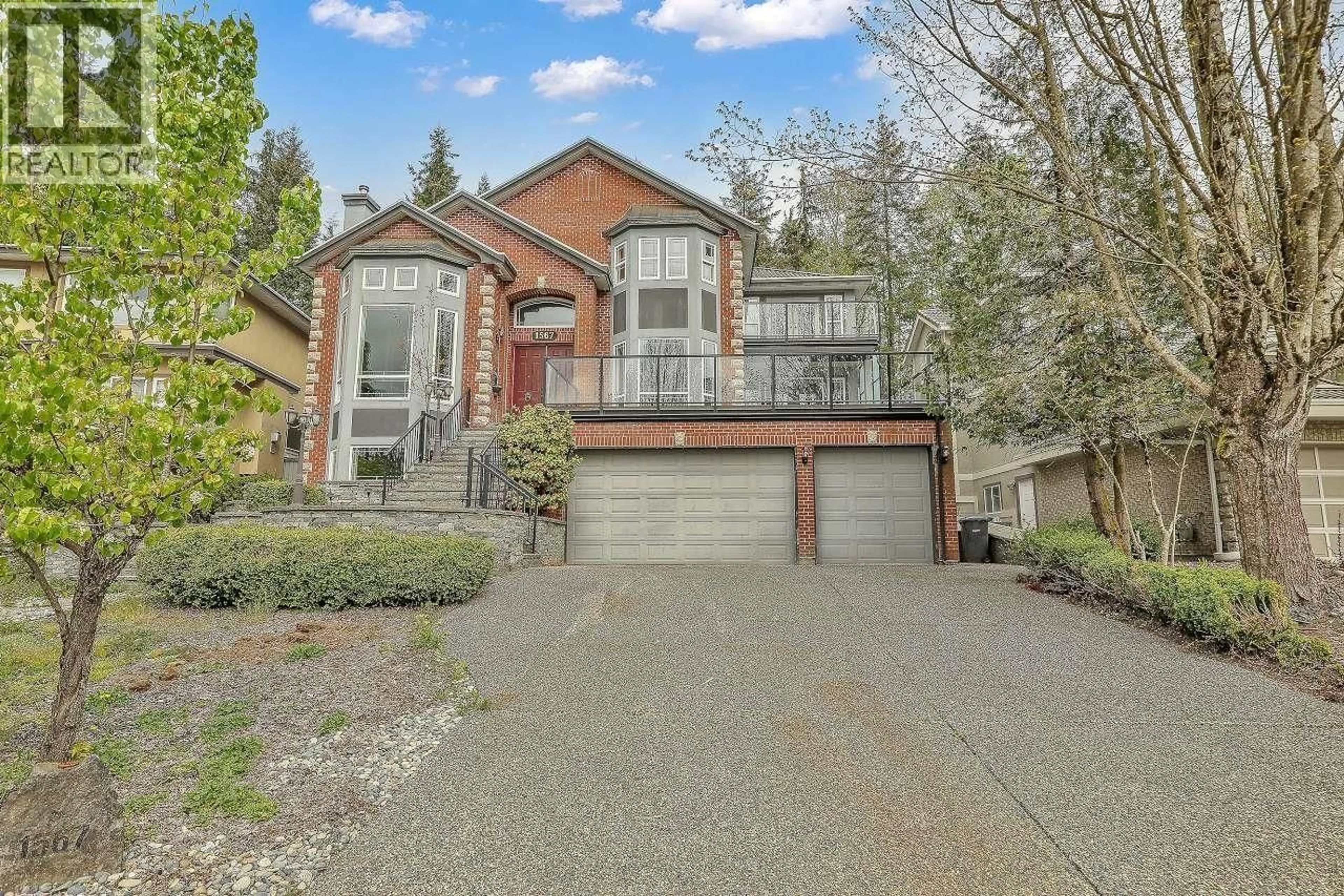 Home with brick exterior material, street for 1567 TOPAZ COURT, Coquitlam British Columbia V3E2Z9