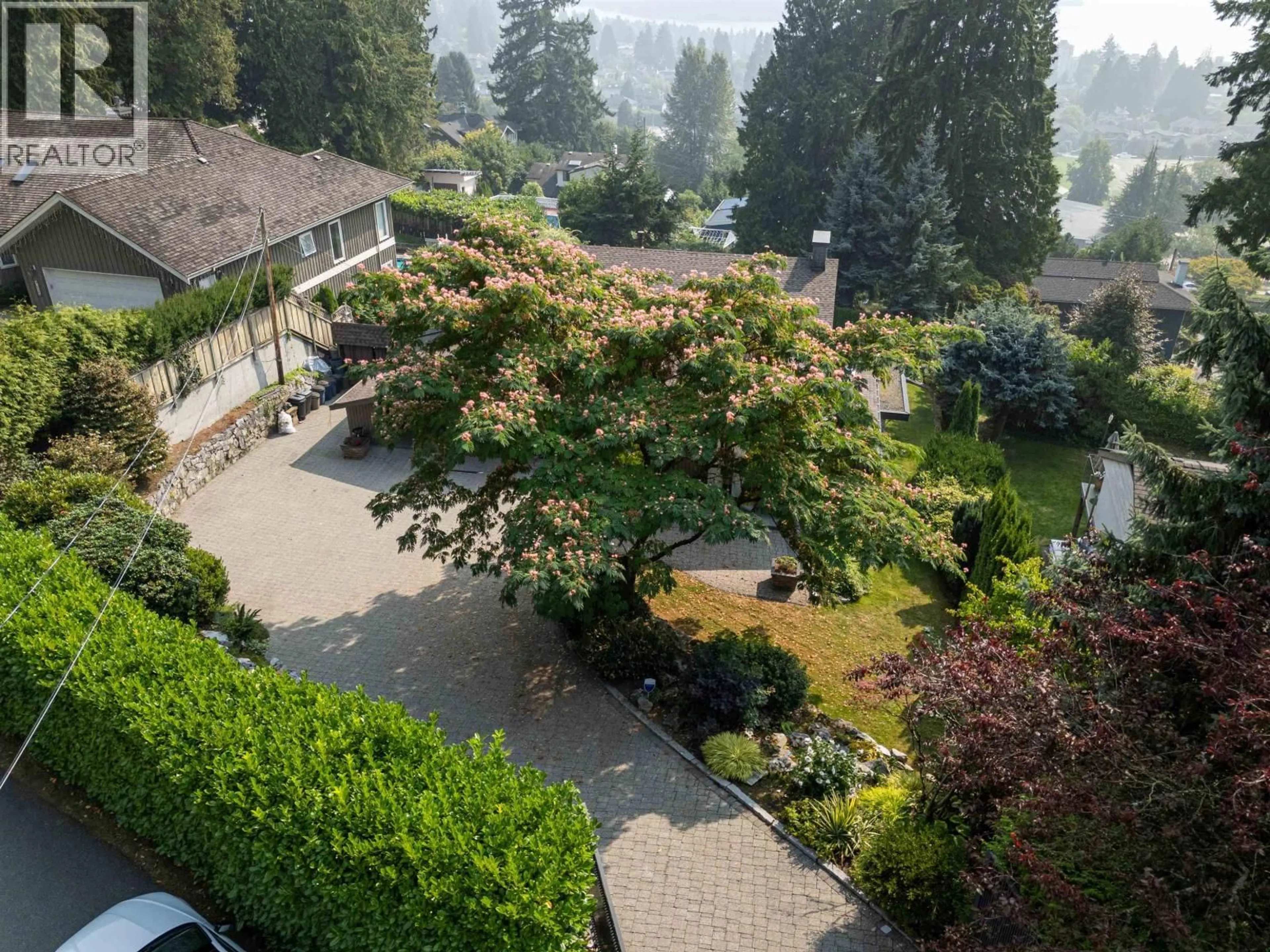 A pic from outside/outdoor area/front of a property/back of a property/a pic from drone, mountain view for 1240 NEPAL CRESCENT, West Vancouver British Columbia V7T2H3