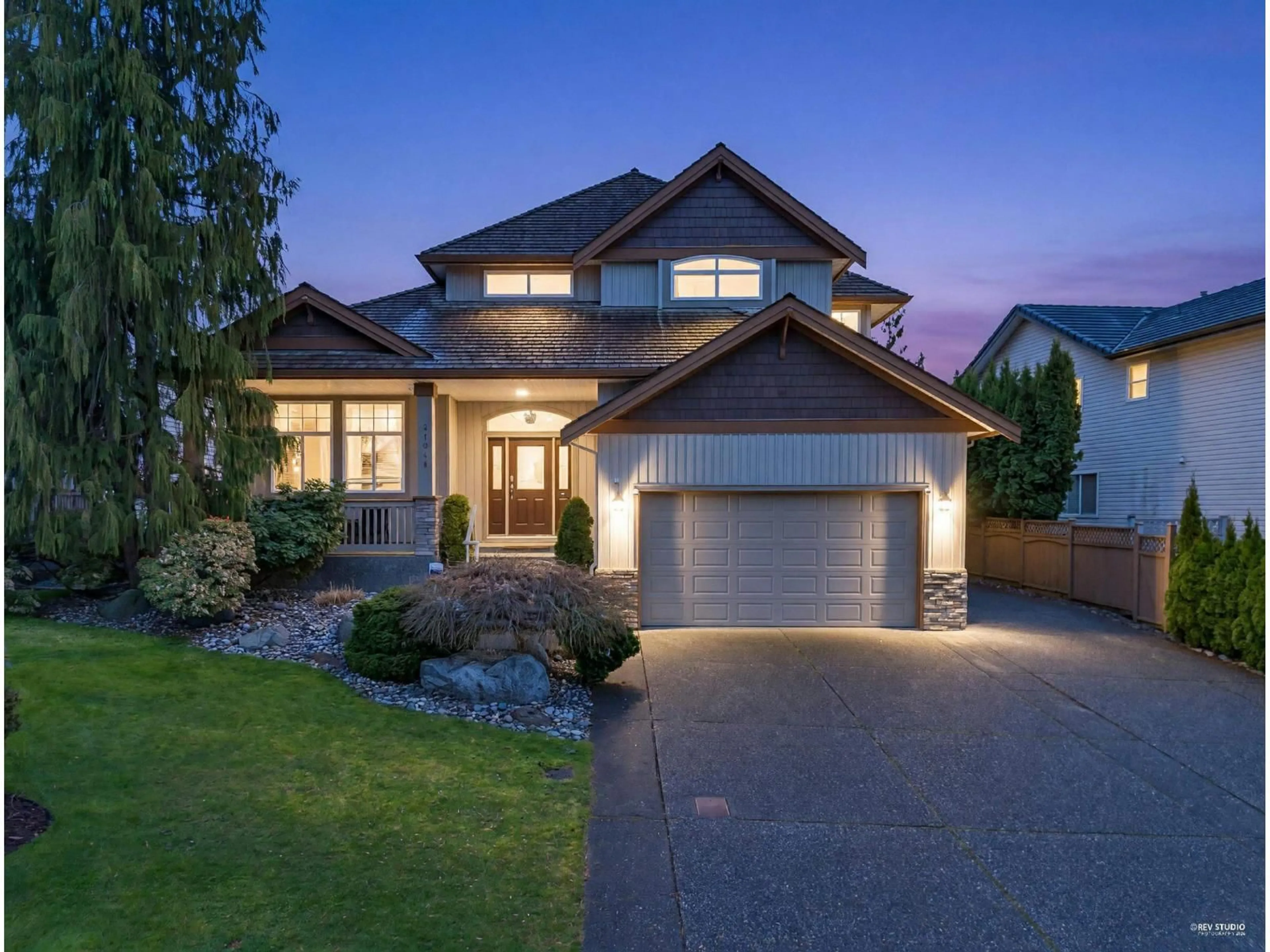 Home with brick exterior material, street for 21048 86A AVENUE, Langley British Columbia V1M2L5