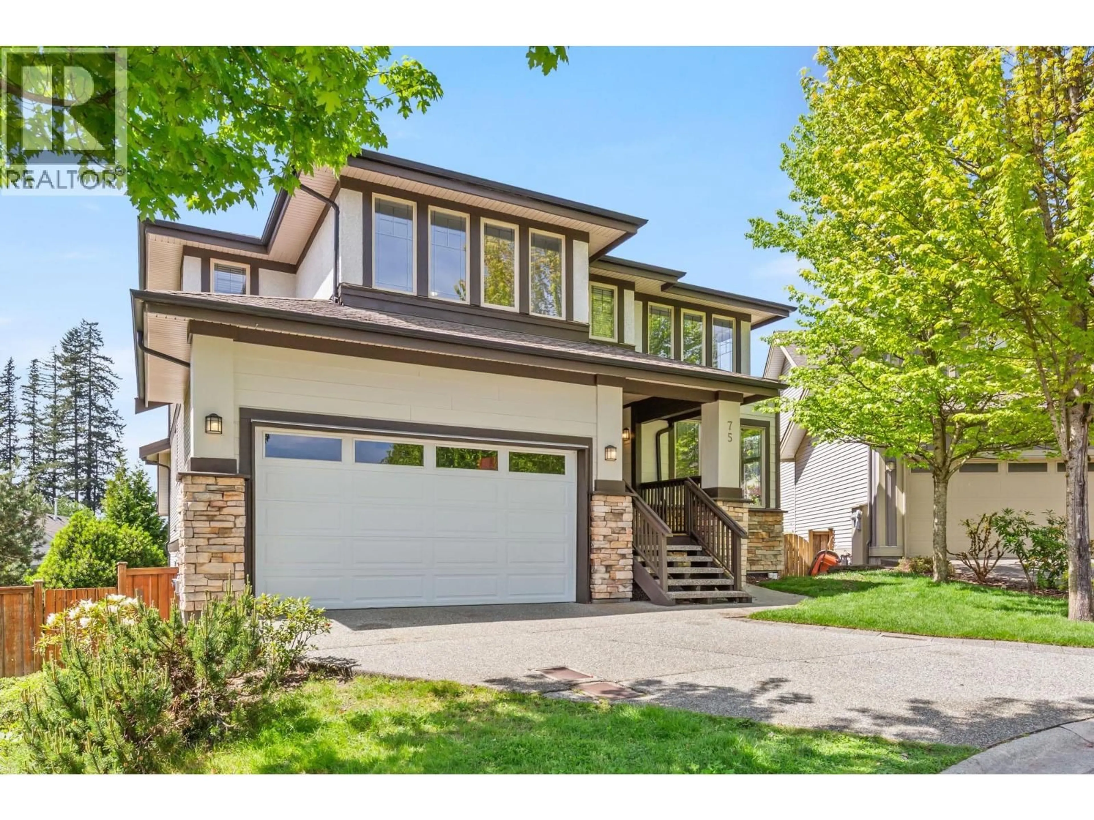 Home with brick exterior material, street for 75 MAPLE DRIVE, Port Moody British Columbia V3H0A7