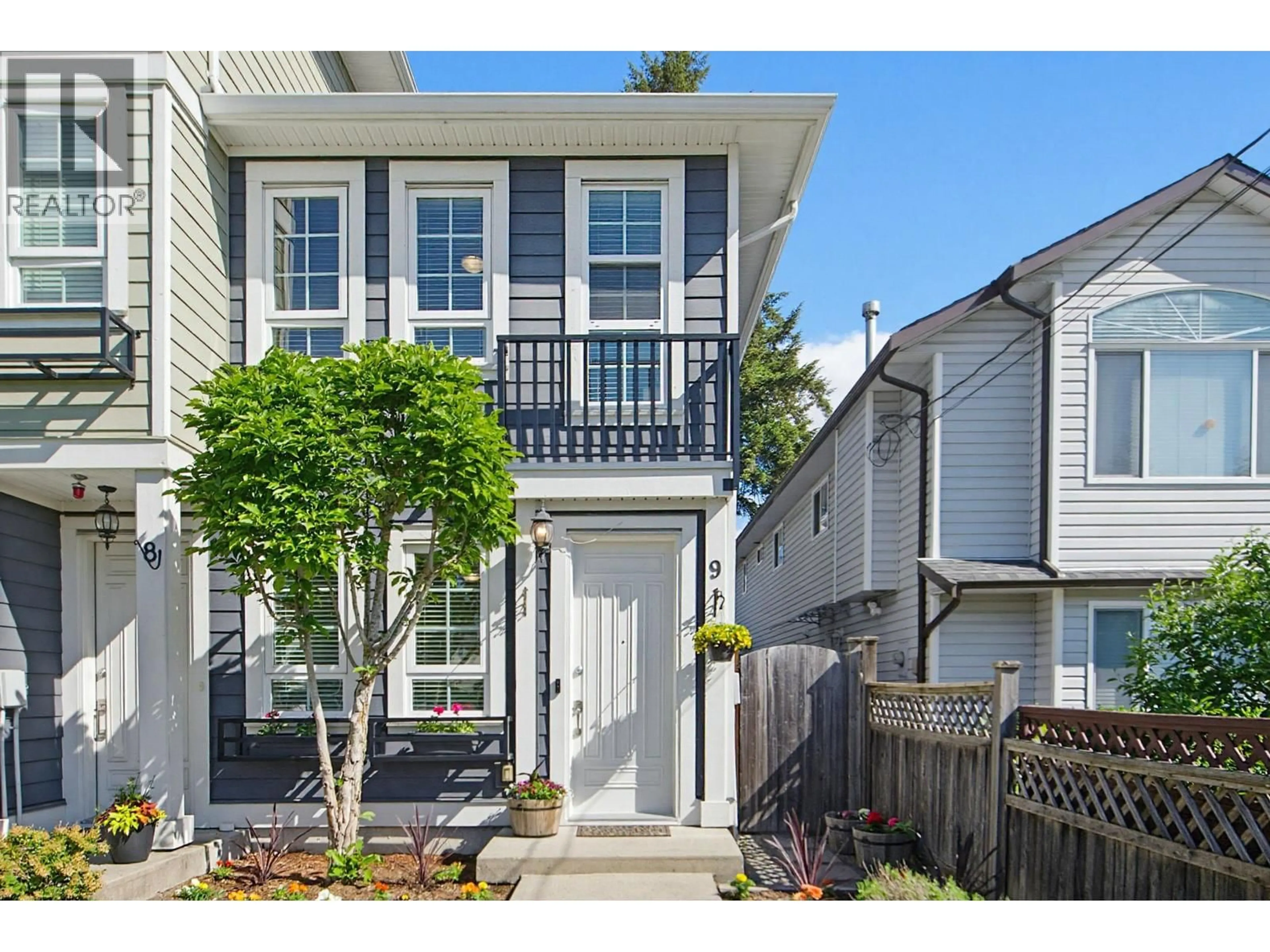 Home with vinyl exterior material, street for 9 - 1935 MANNING AVENUE, Port Coquitlam British Columbia V3B1L3