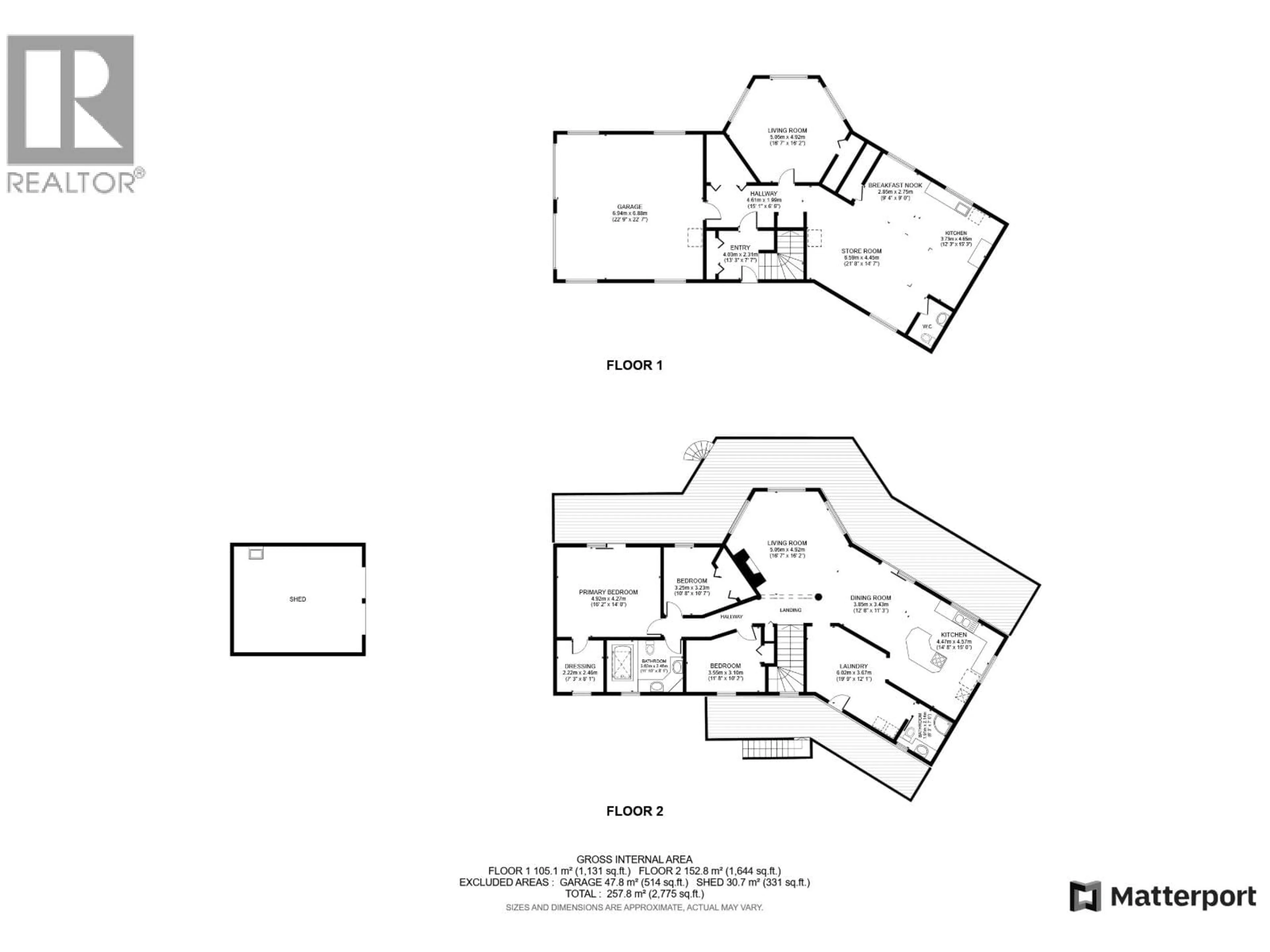 Floor plan for 4845 TEN MILE LAKE ROAD, Quesnel British Columbia V2J6X1
