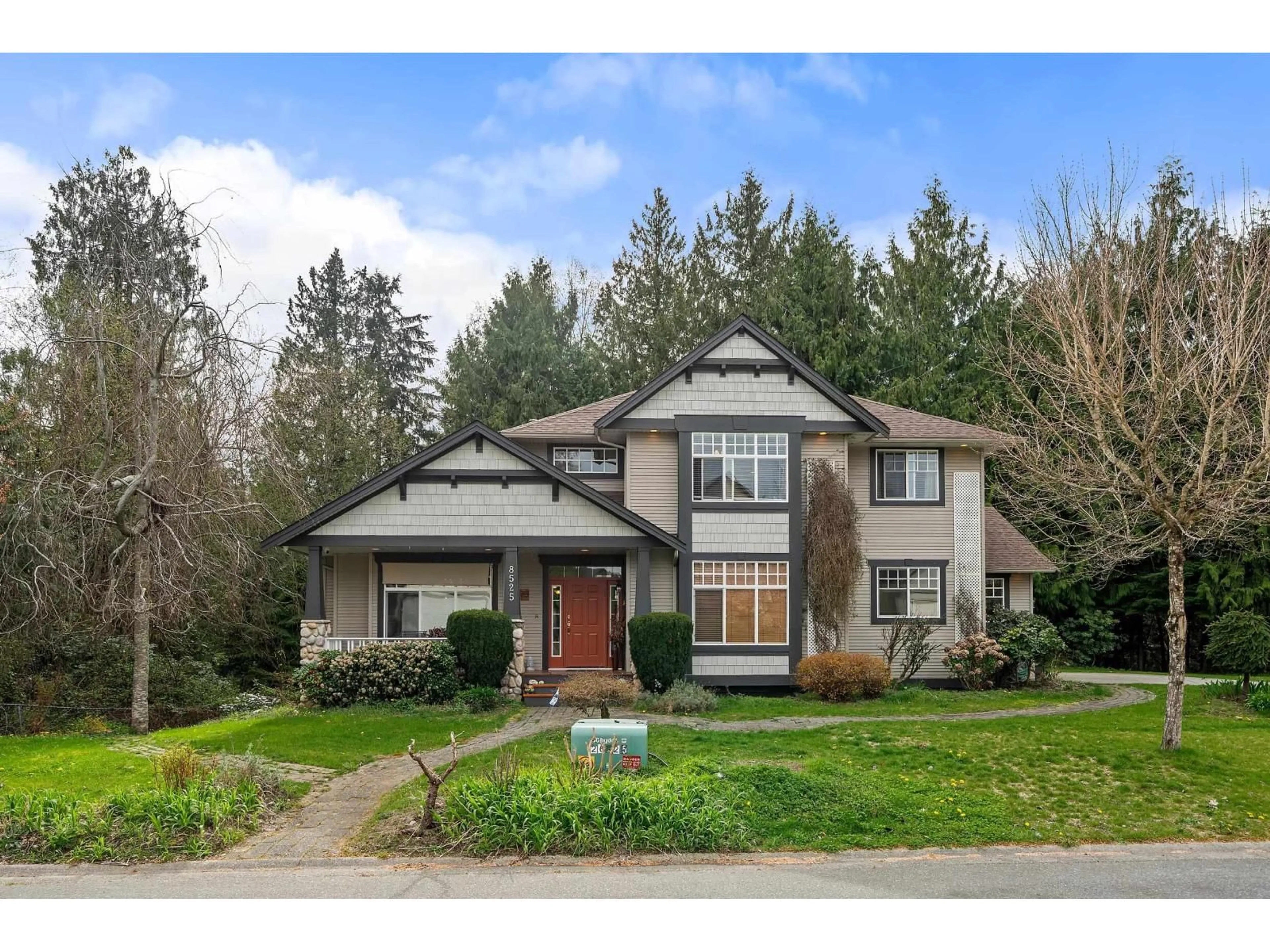 Home with brick exterior material, street for 8525 DOERKSEN DRIVE, Mission British Columbia V2V7C4