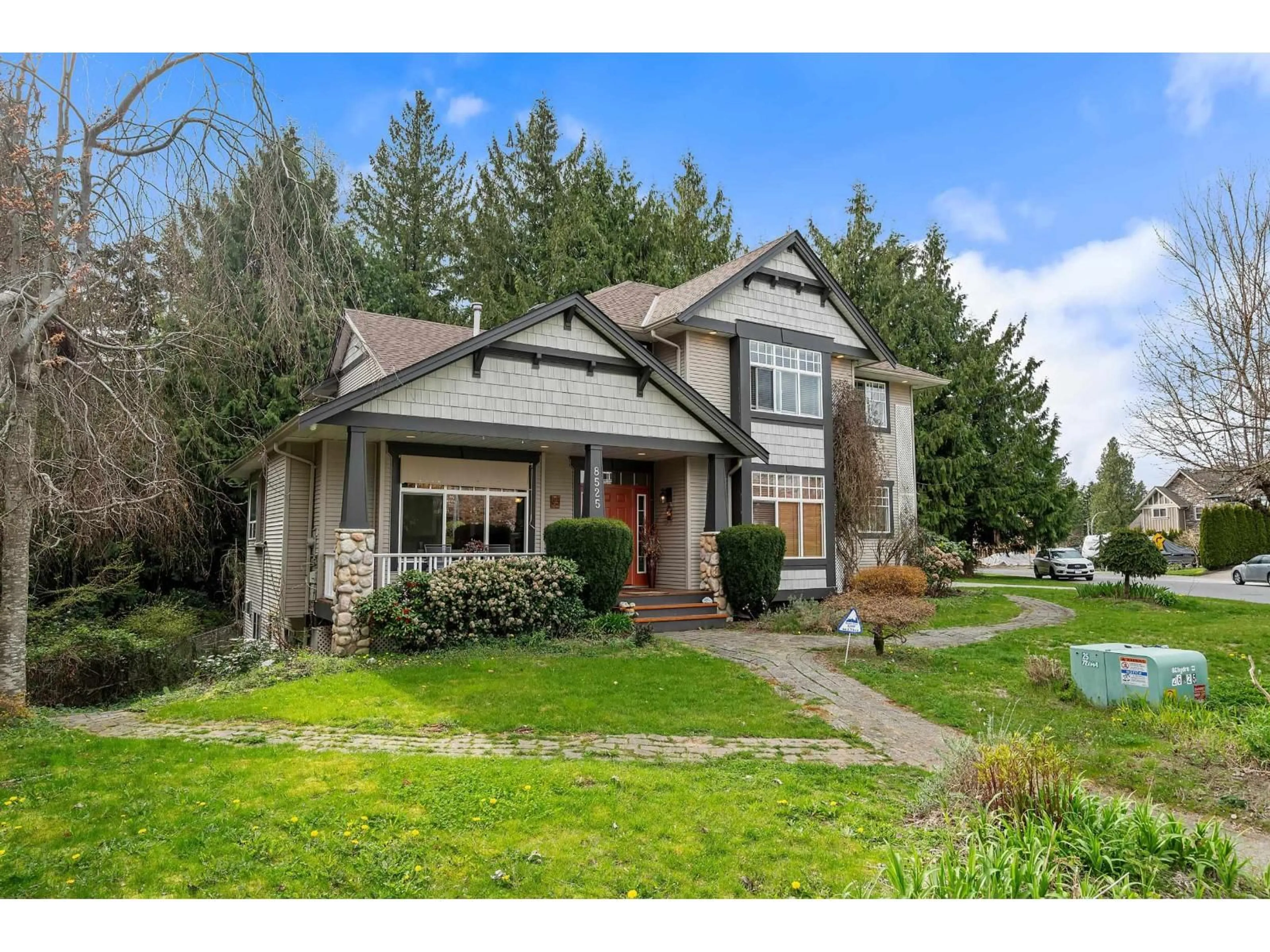 Home with vinyl exterior material, street for 8525 DOERKSEN DRIVE, Mission British Columbia V2V7C4