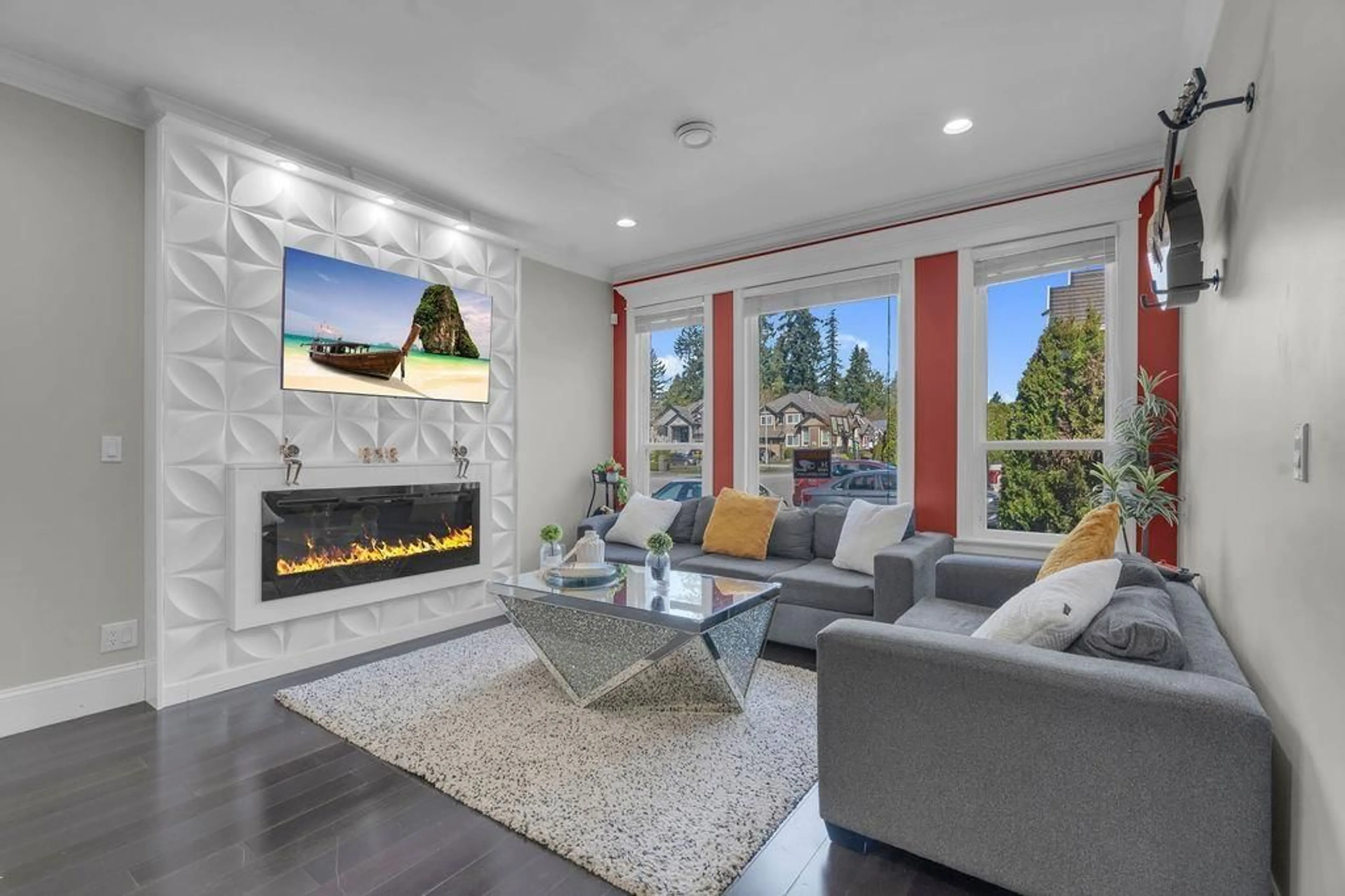 Living room with furniture, unknown for 5840 134 STREET, Surrey British Columbia V3X0A3