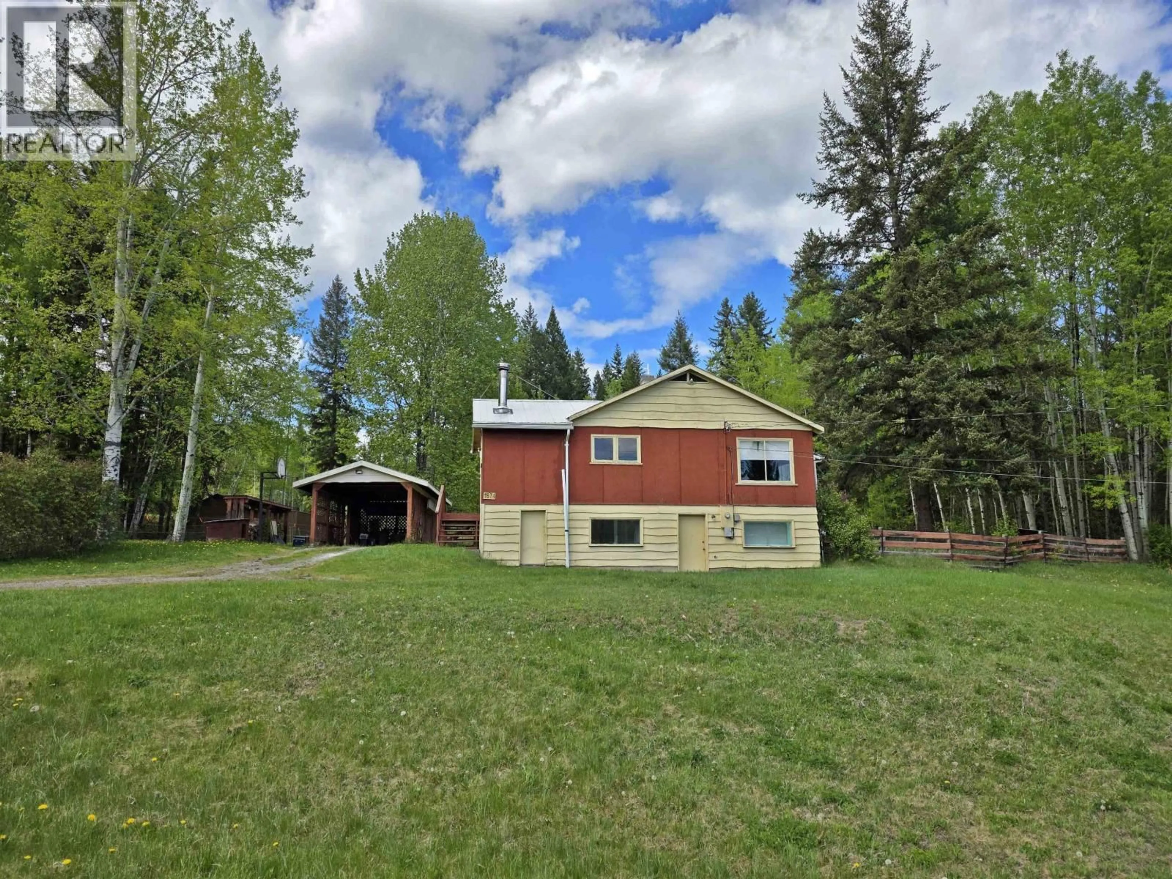 A pic from outside/outdoor area/front of a property/back of a property/a pic from drone, unknown for 1874 LANGLEY ROAD, Bouchie Lake British Columbia V2J7B3