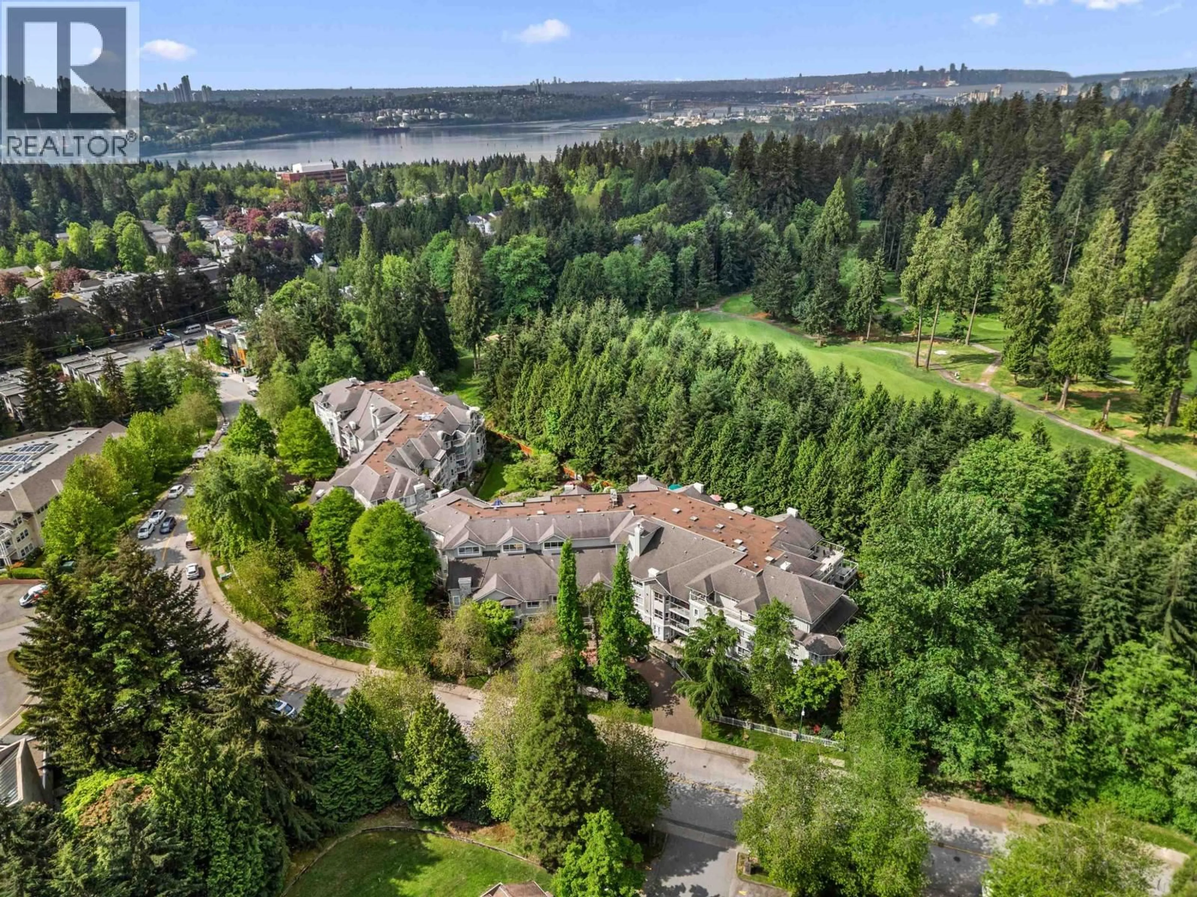 A pic from outside/outdoor area/front of a property/back of a property/a pic from drone, forest/trees view for 206 - 1283 PARKGATE AVENUE, North Vancouver British Columbia V7H3A3