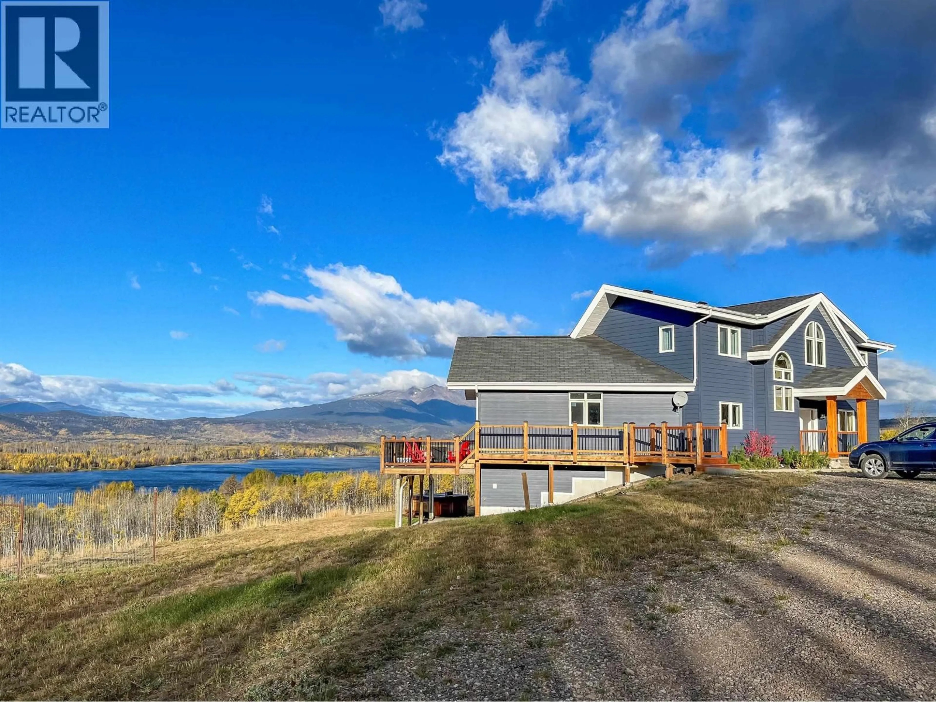 A pic from outside/outdoor area/front of a property/back of a property/a pic from drone, water/lake/river/ocean view for 8020 HISLOP ROAD, Telkwa British Columbia V0J2X1