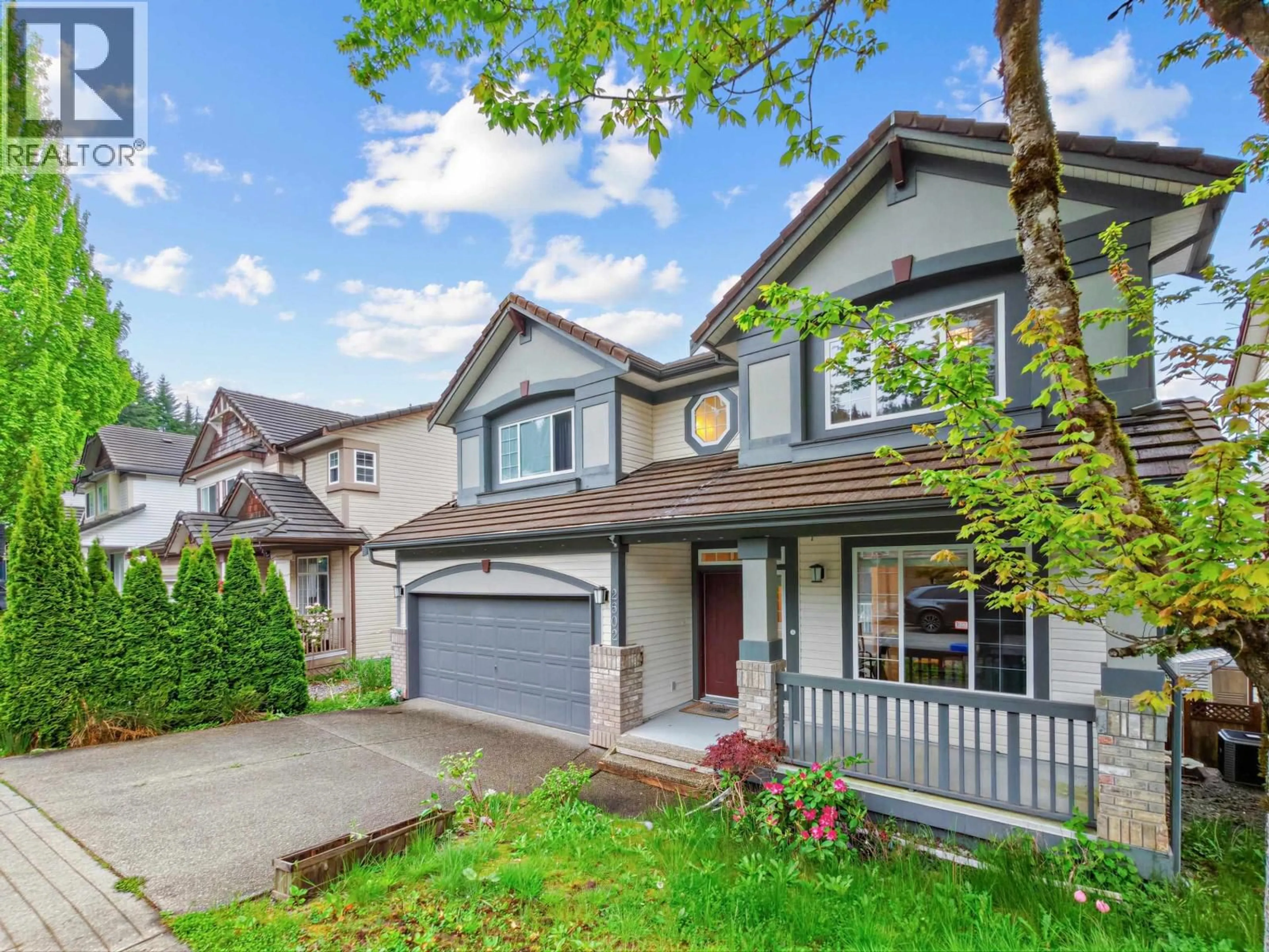 Home with vinyl exterior material, street for 2502 QUARTZ PLACE, Coquitlam British Columbia V3E3K9