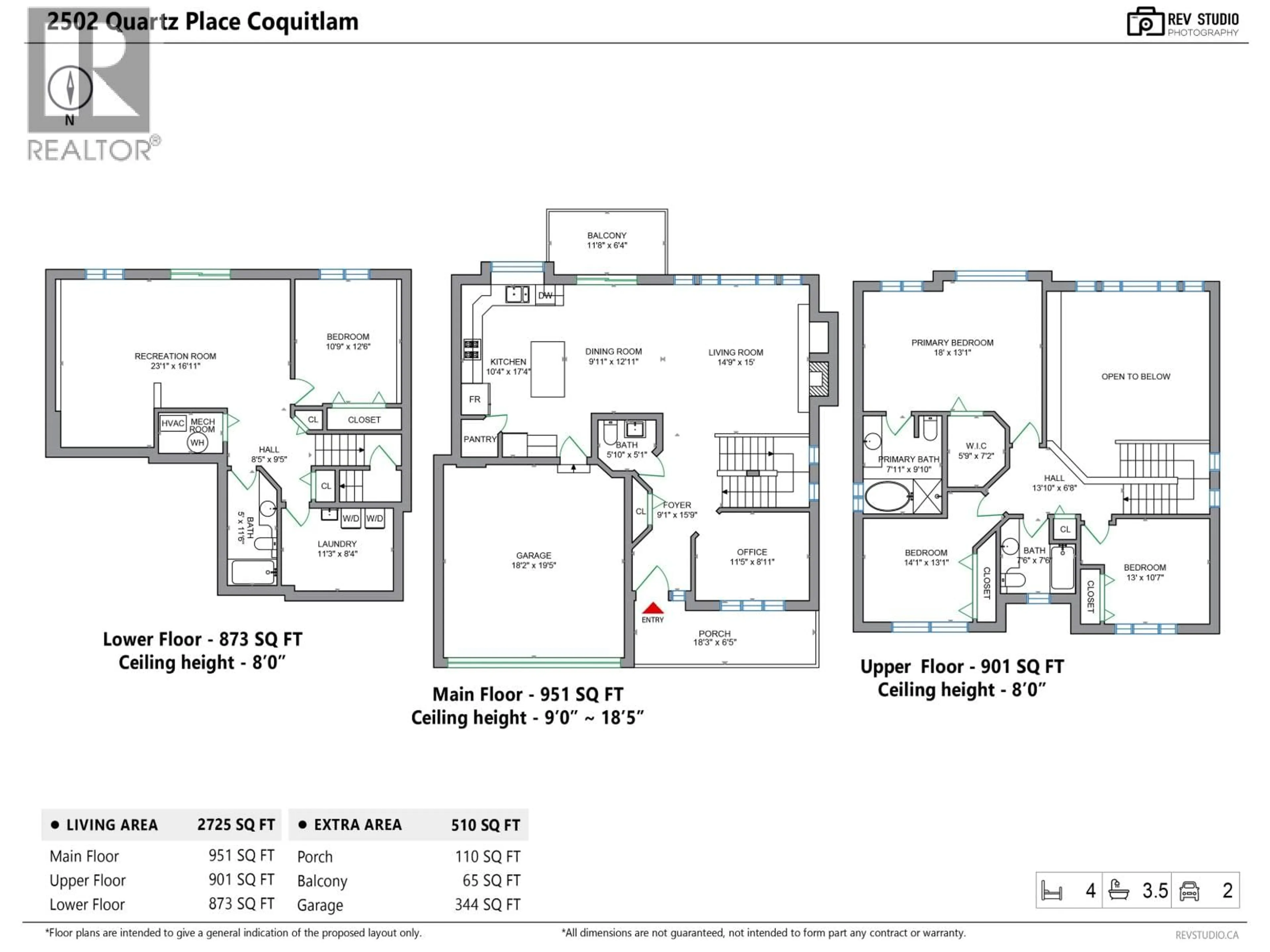 Floor plan for 2502 QUARTZ PLACE, Coquitlam British Columbia V3E3K9