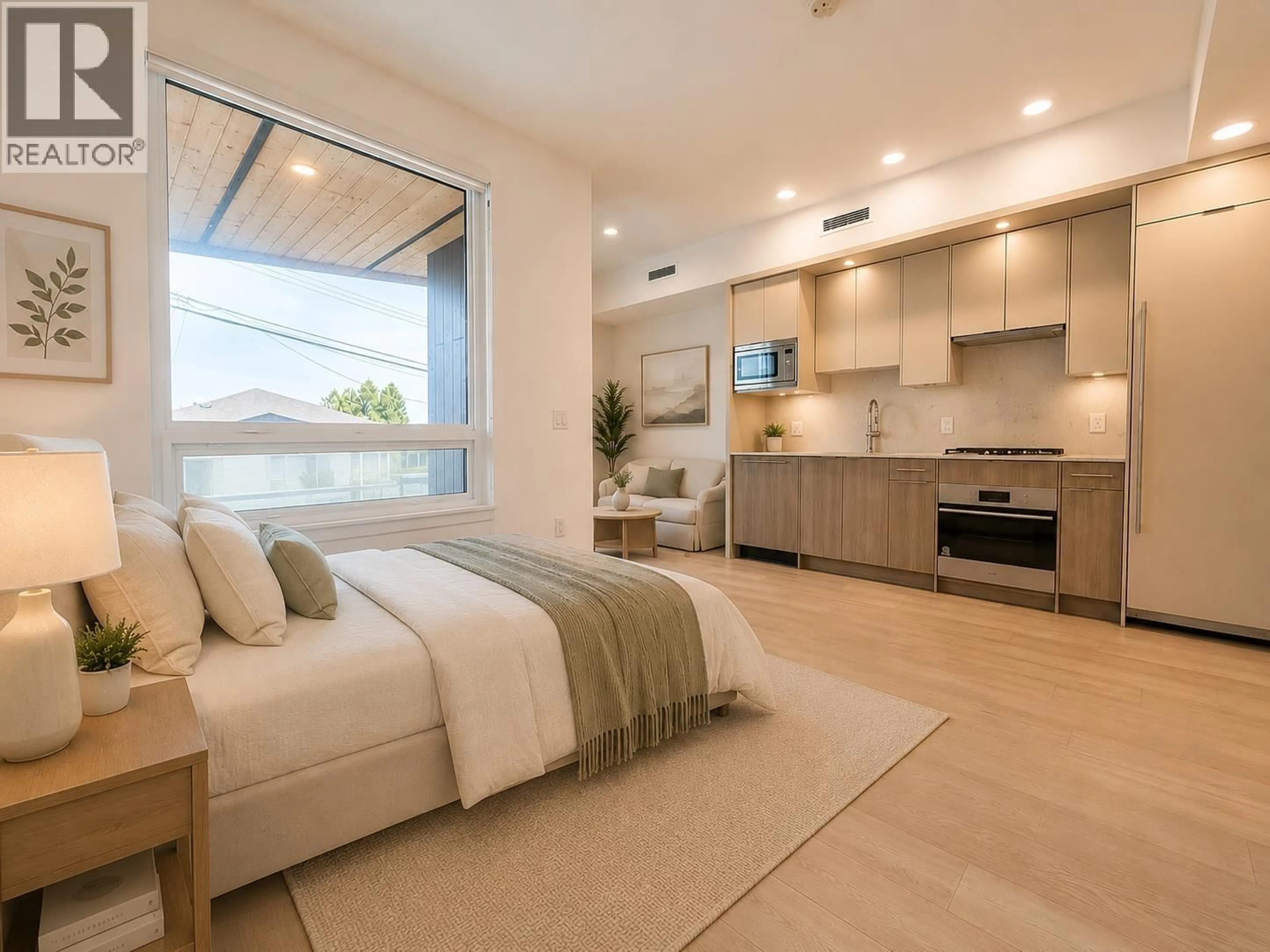Bedroom with bed, unknown for 104 - 7638 CAMBIE STREET, Vancouver British Columbia V6P3H7