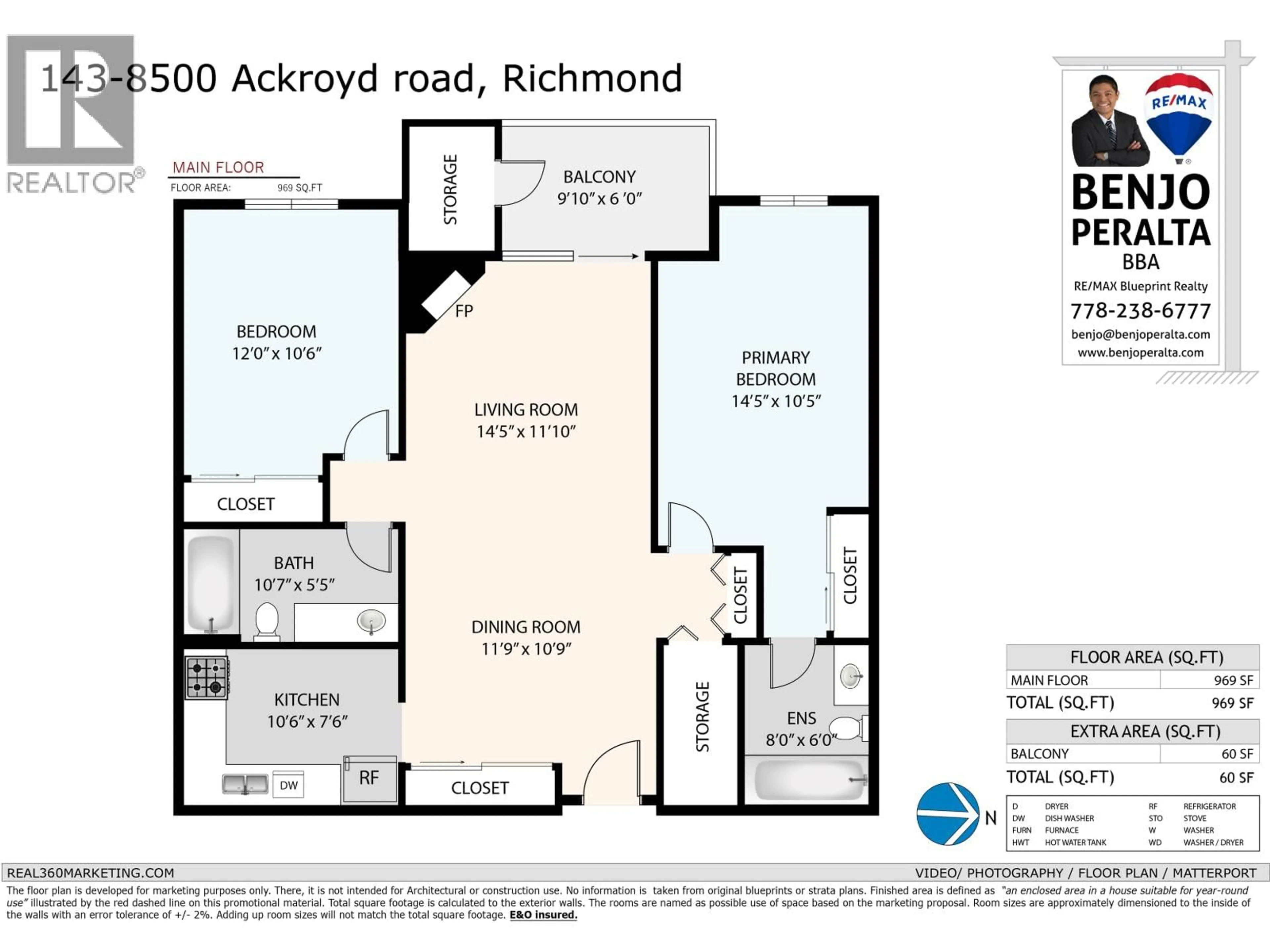 Floor plan for 143 - 8500 ACKROYD ROAD, Richmond British Columbia V6X3H8