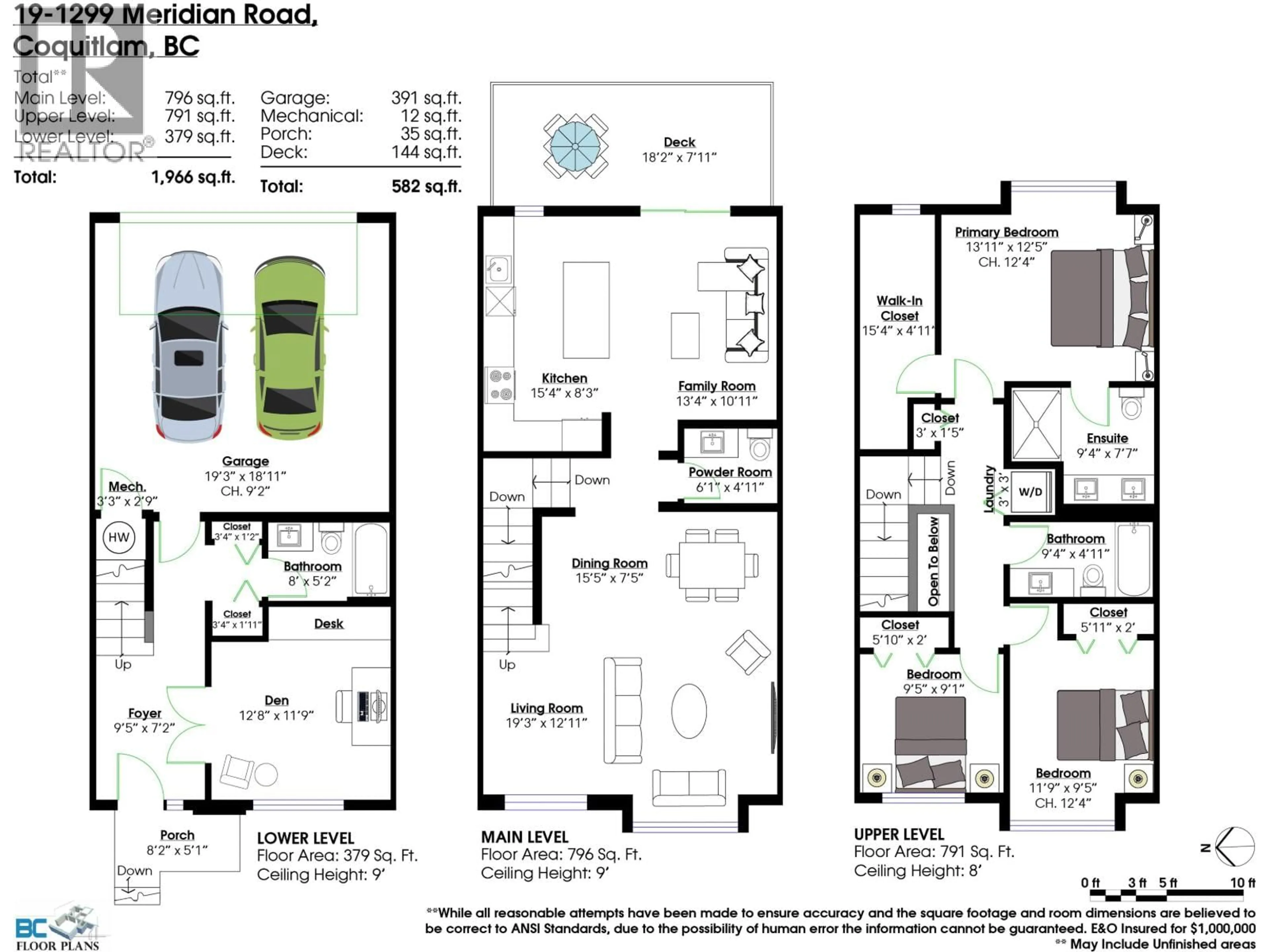 Floor plan for 19 - 1299 COAST MERIDIAN ROAD, Coquitlam British Columbia V3E0H6