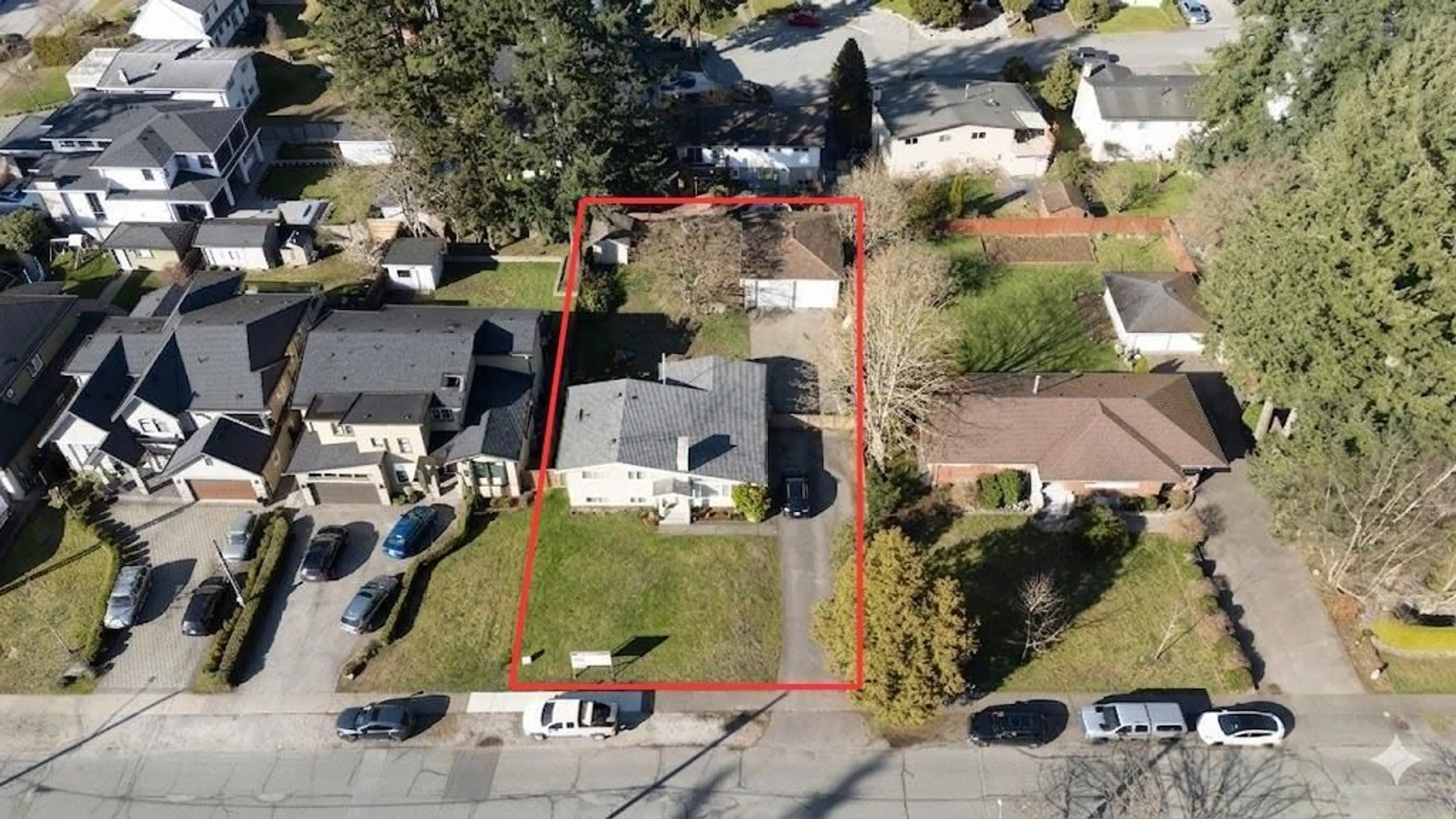 A pic from outside/outdoor area/front of a property/back of a property/a pic from drone, street for 10979 64A AVENUE, Delta British Columbia V4E1E4