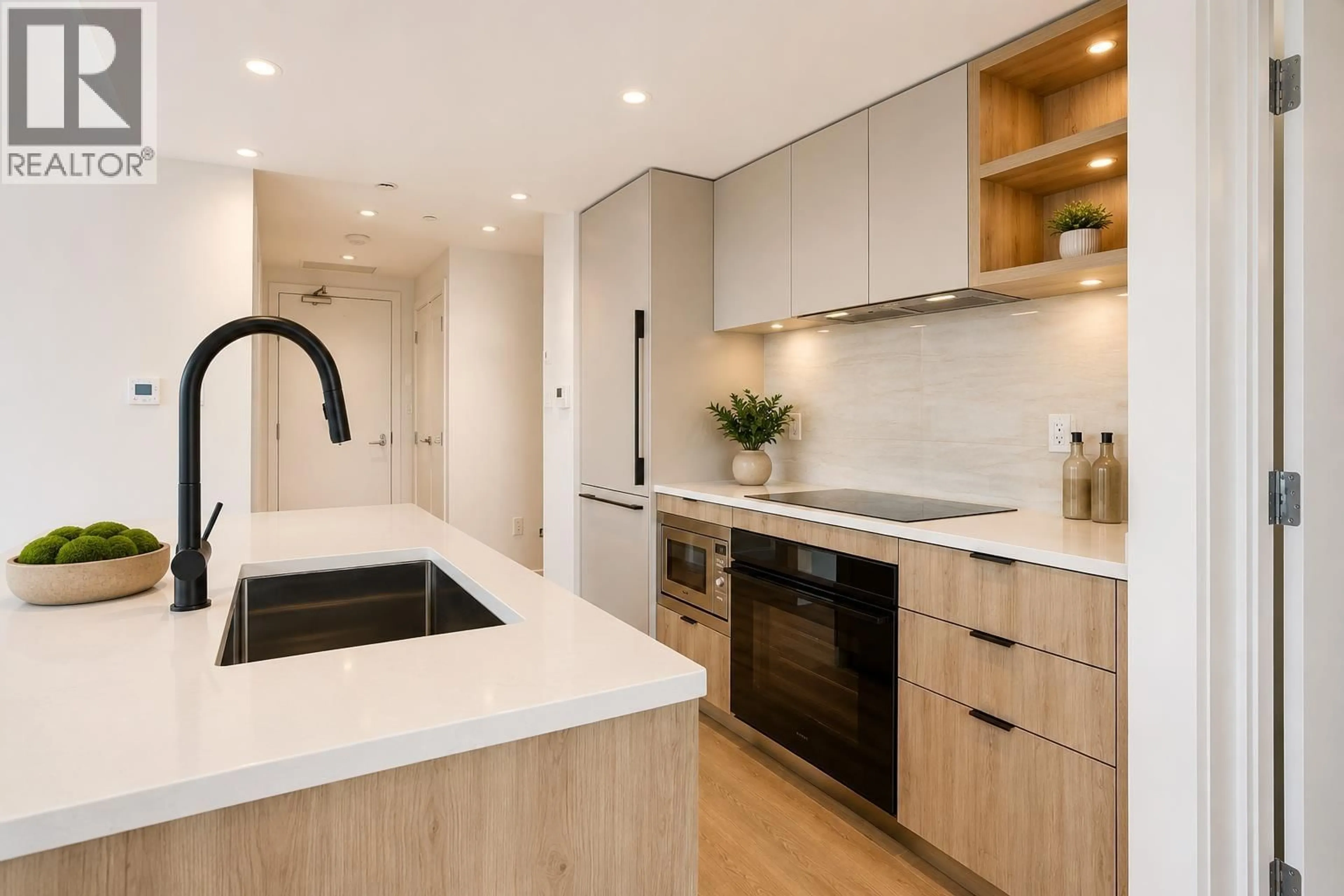 Contemporary kitchen, unknown for 312 - 755 HARBOURSIDE DRIVE, North Vancouver British Columbia V7P0G1