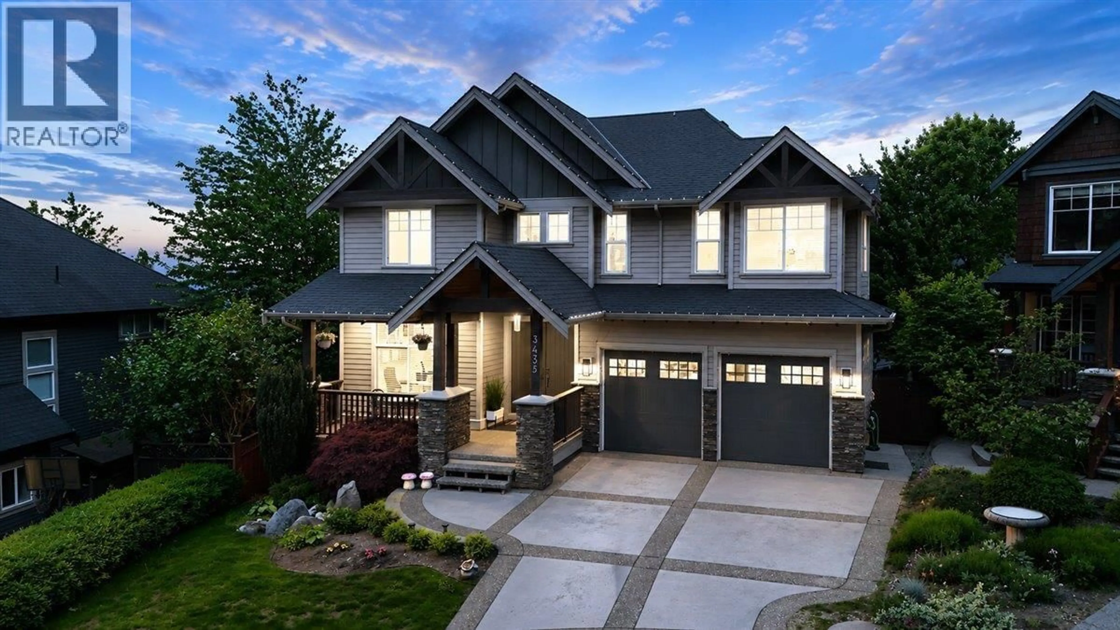 Home with brick exterior material, street for 3435 HORIZON DRIVE, Coquitlam British Columbia V3E0E6