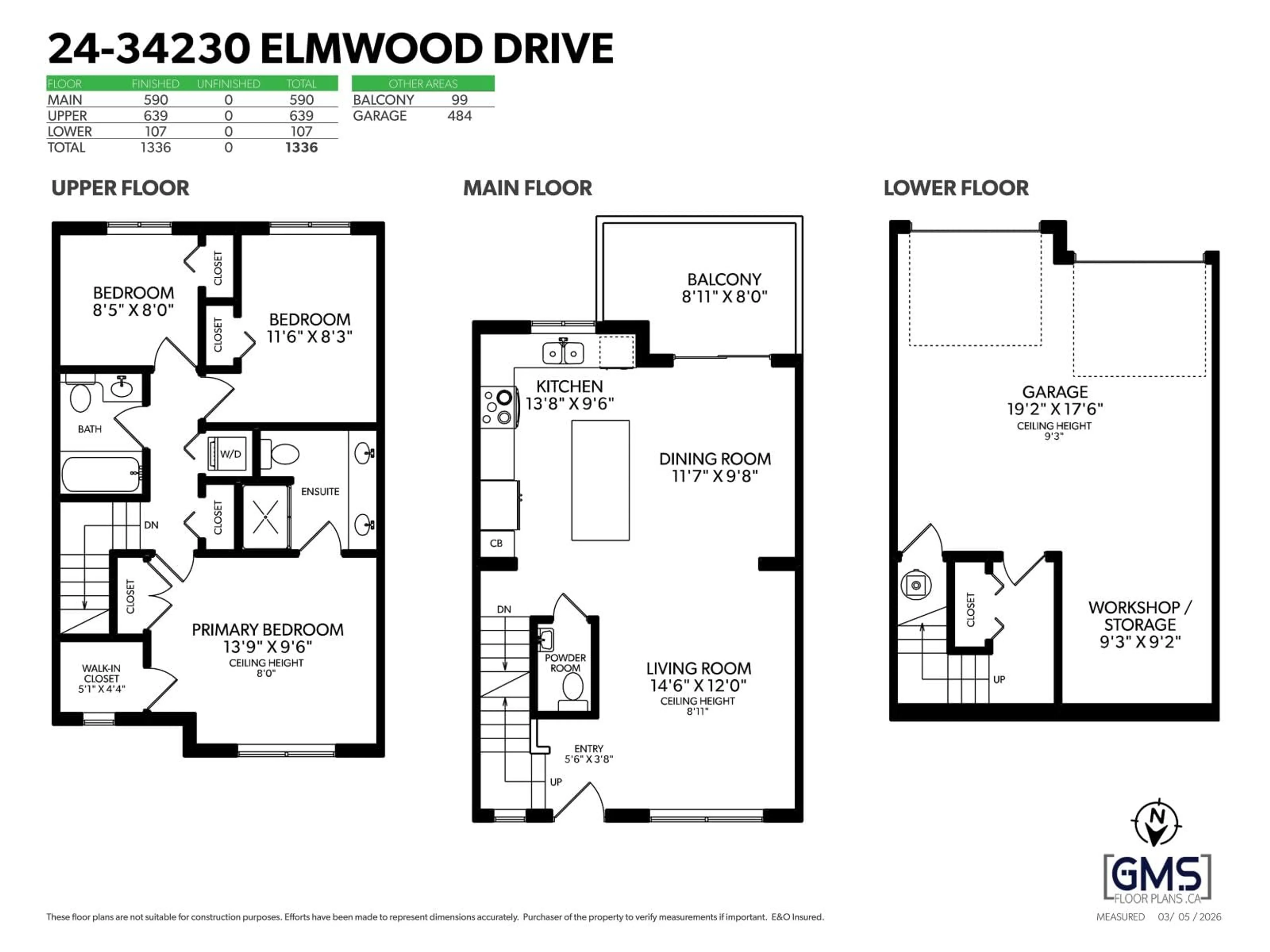 Floor plan for 24 - 34230 ELMWOOD DRIVE, Abbotsford British Columbia V2S0J1