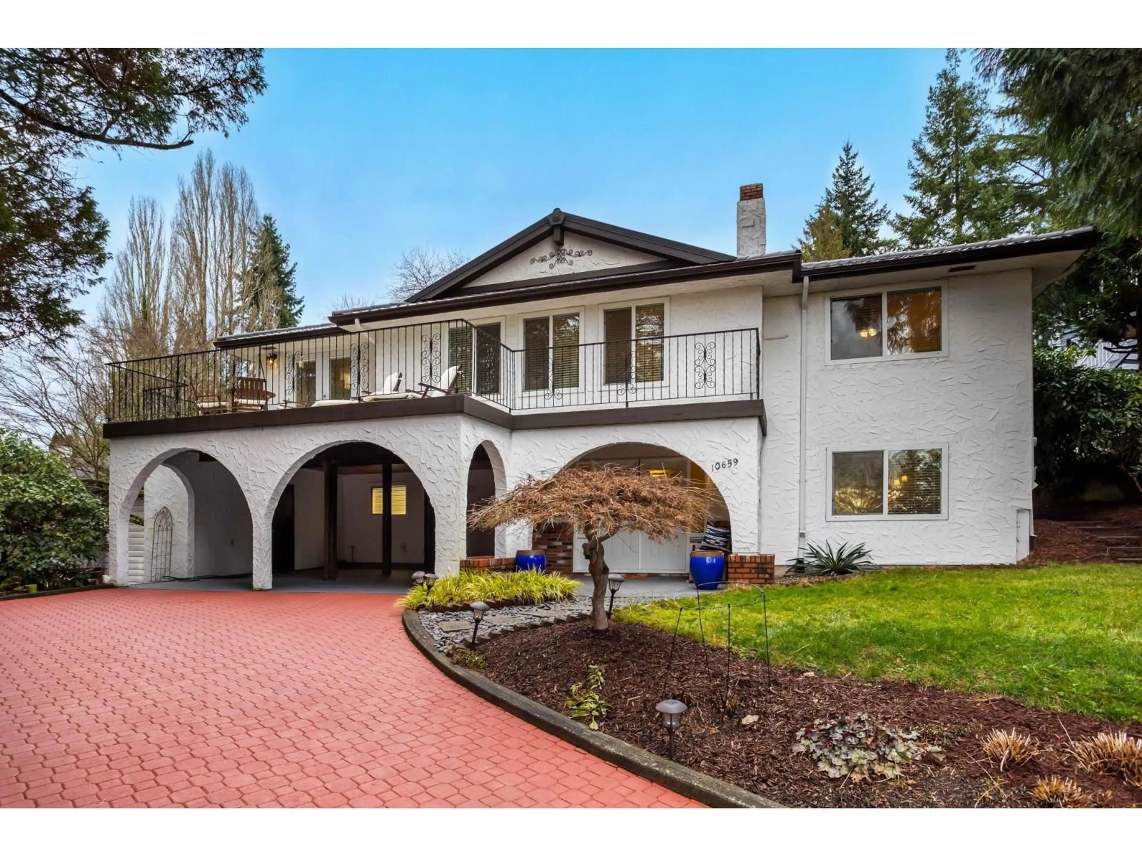 Home with brick exterior material, street for 10659 SANTA MONICA DRIVE, Delta British Columbia V4C1P9