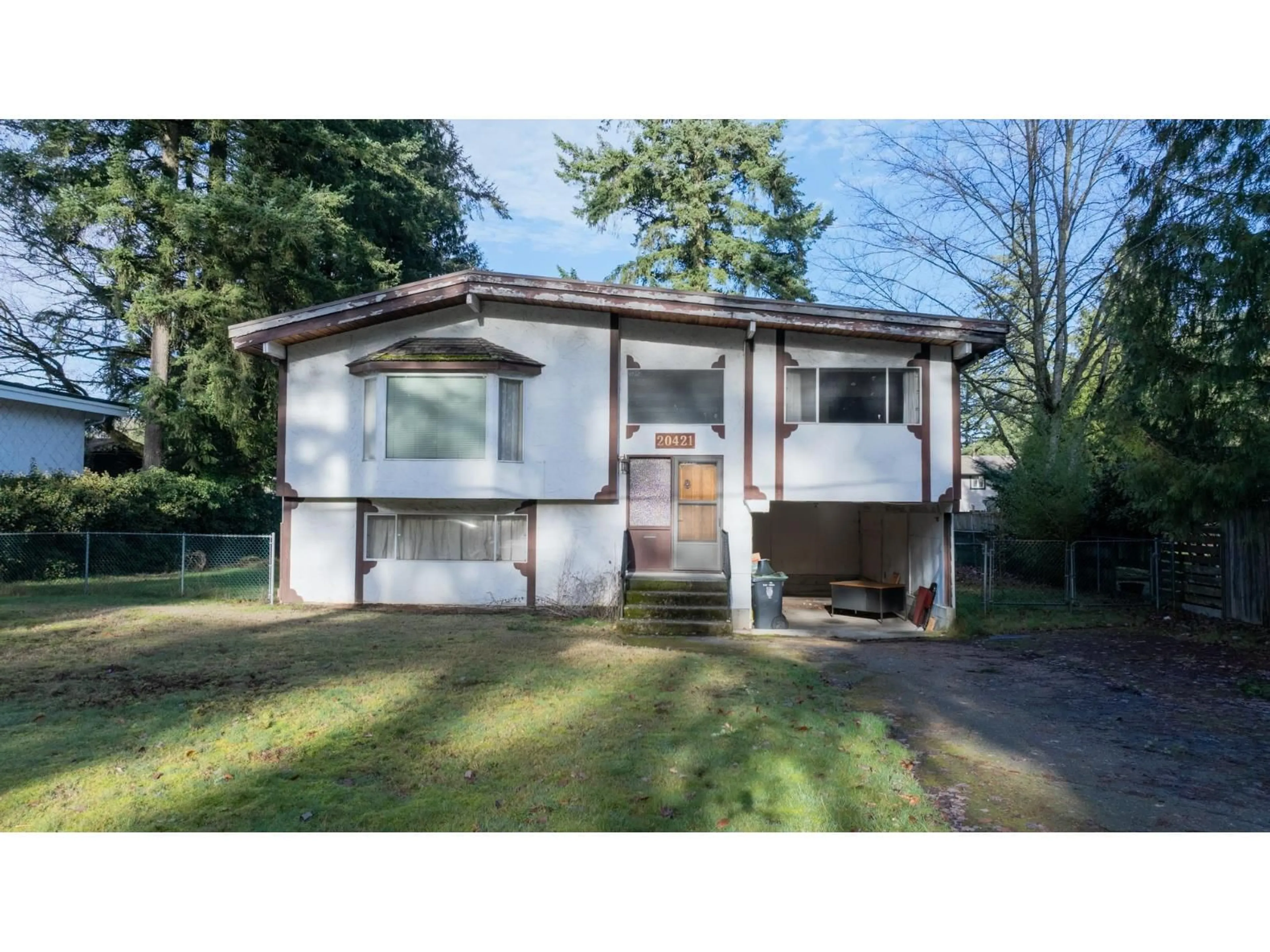 Home with vinyl exterior material, street for 20421 42 AVENUE, Langley British Columbia V3A3A8
