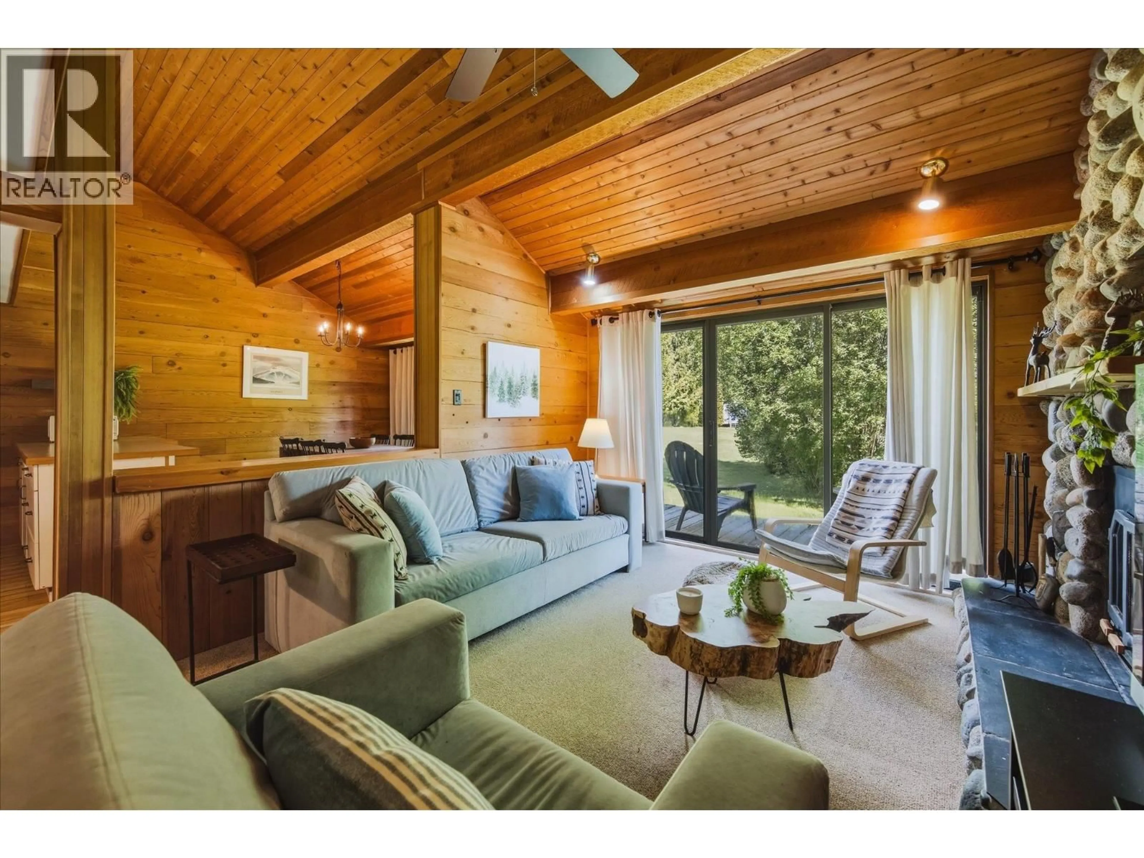Living room with furniture, wood/laminate floor for C1 - 6900 CRABAPPLE DRIVE, Whistler British Columbia V8E0C5