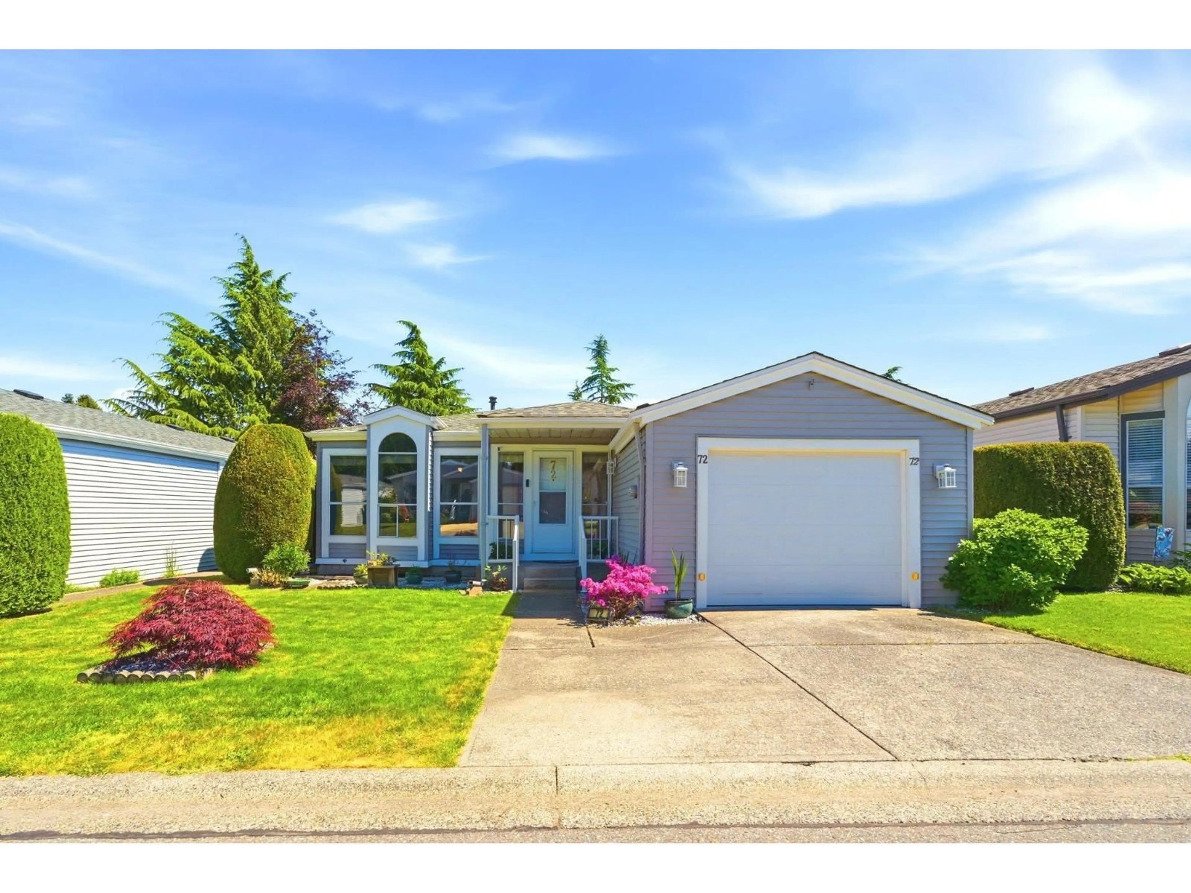 Home with vinyl exterior material, street for 72 - 2345 CRANLEY DRIVE, Surrey British Columbia V4A9G5