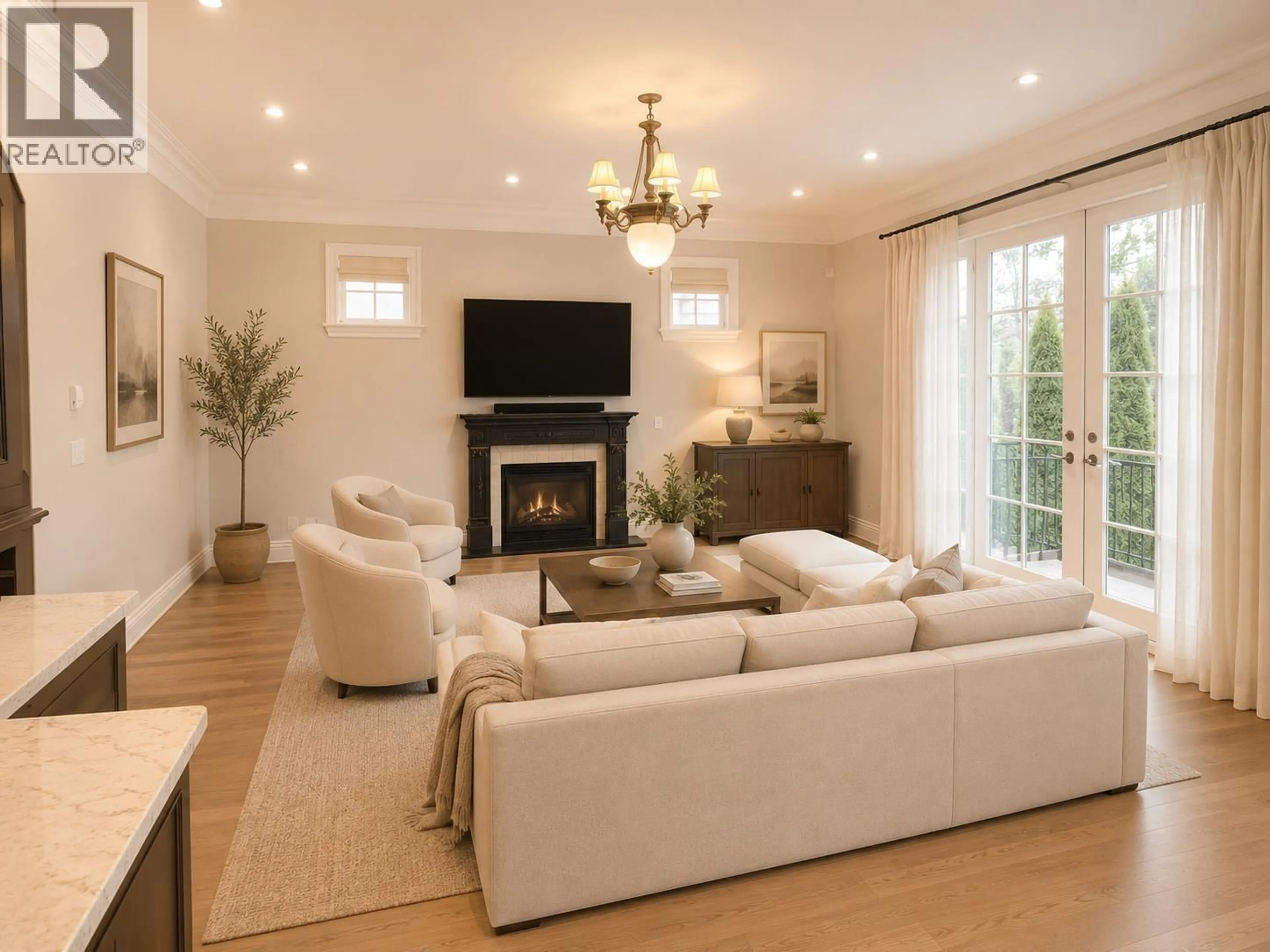 Living room with furniture, wood/laminate floor for 4339 9TH AVENUE, Vancouver British Columbia V6R2C8