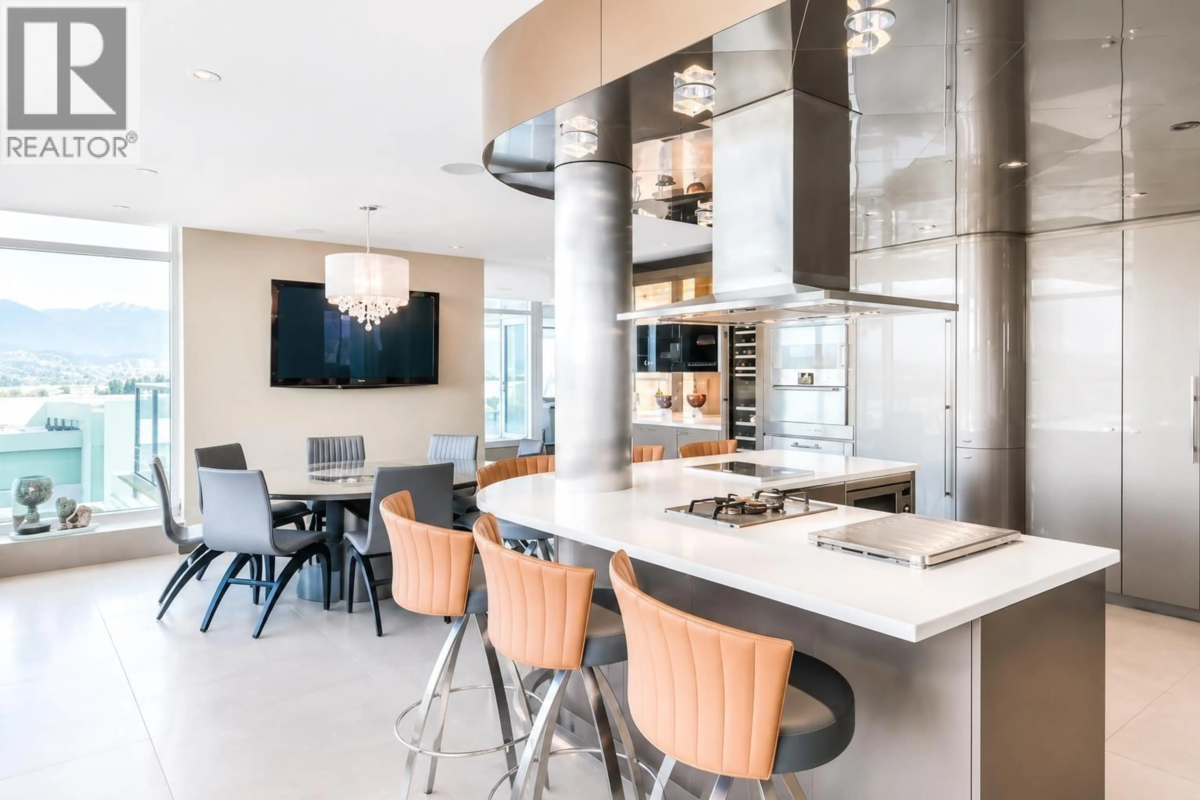 Contemporary kitchen, unknown for PH1 - 1790 BAYSHORE DRIVE, Vancouver British Columbia V6G3G5