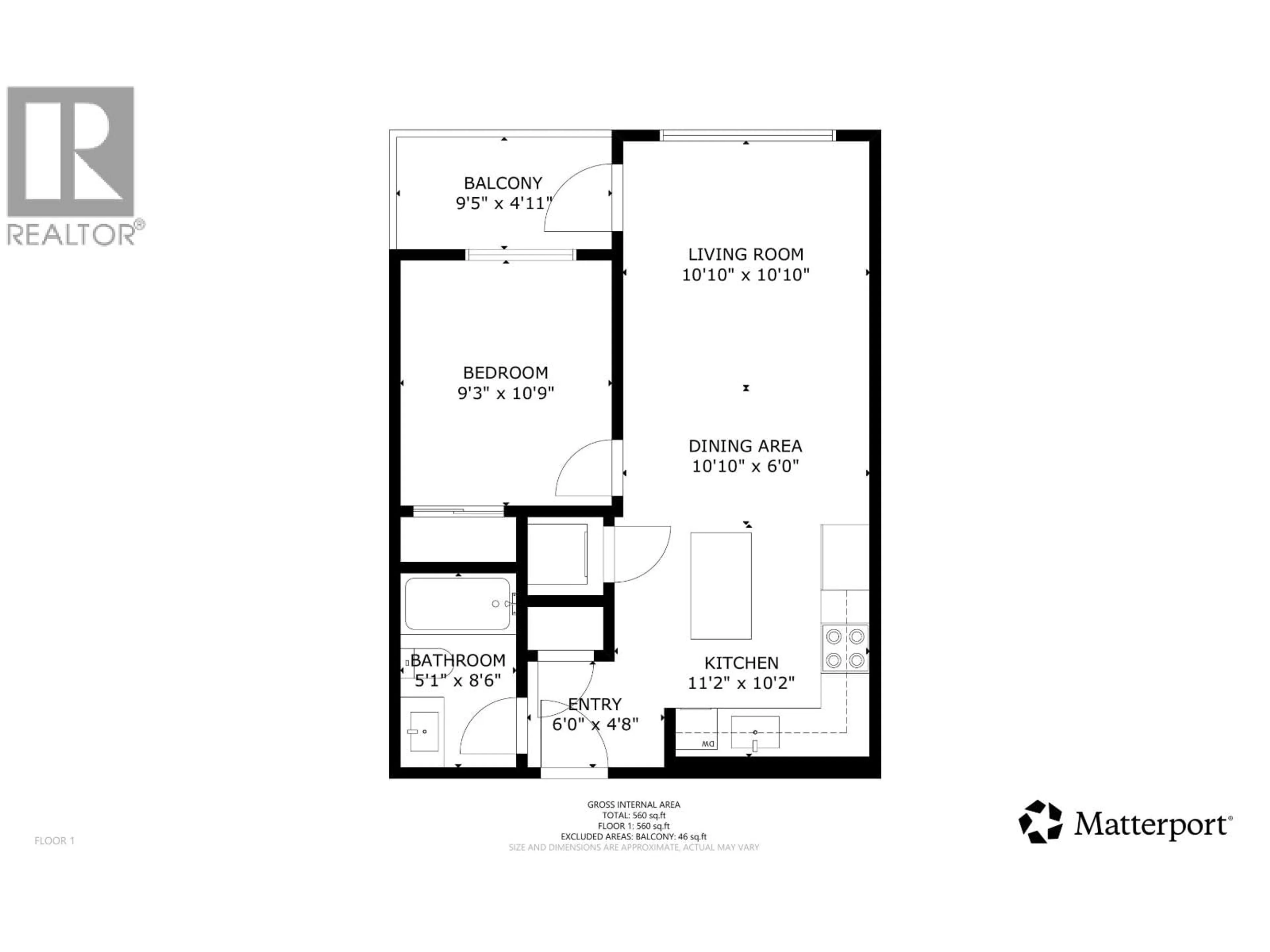 Floor plan for 303 - 3596 MALSUM DRIVE, North Vancouver British Columbia V7G0B5